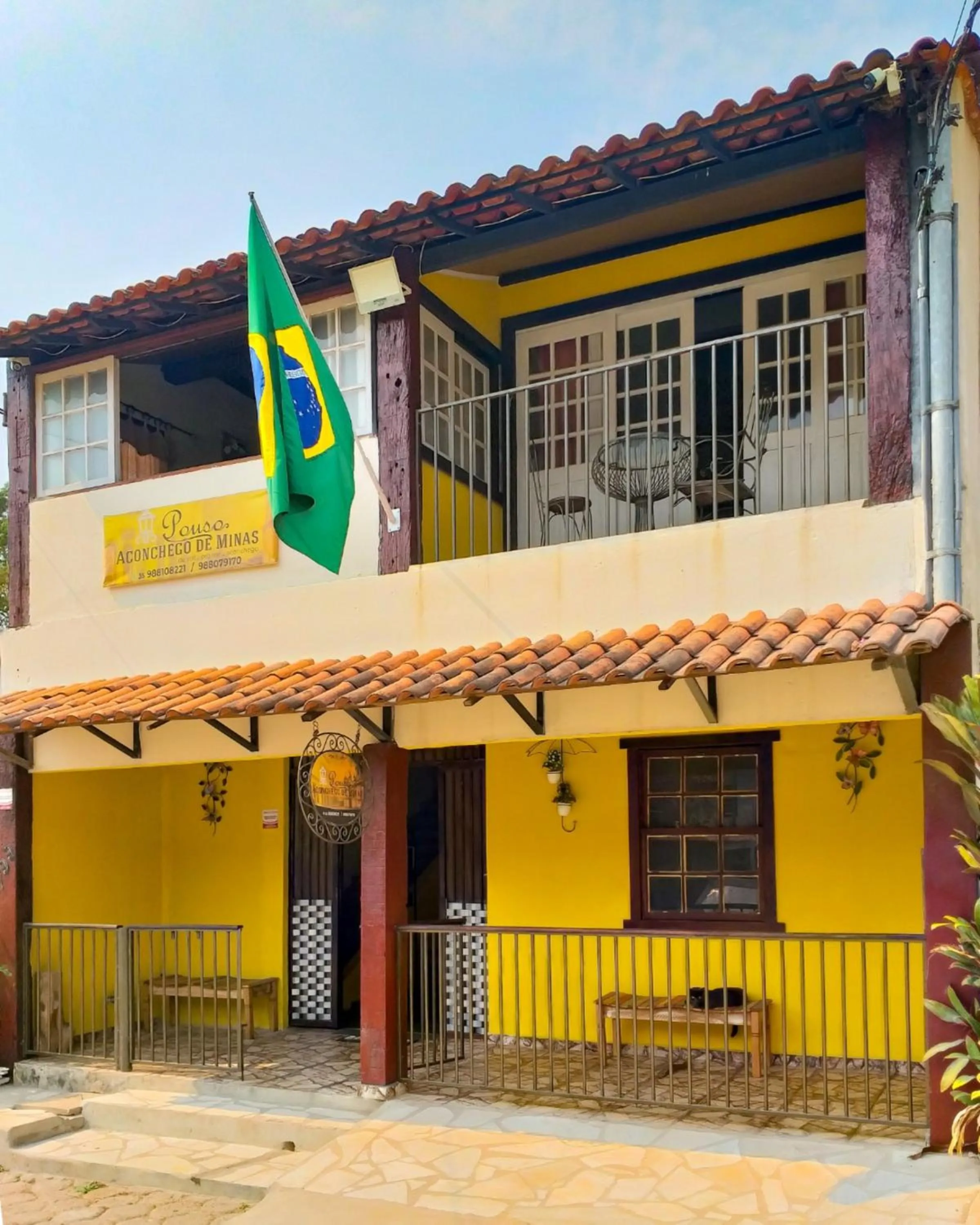 Facade/entrance in VOA Pouso Aconchego de Minas