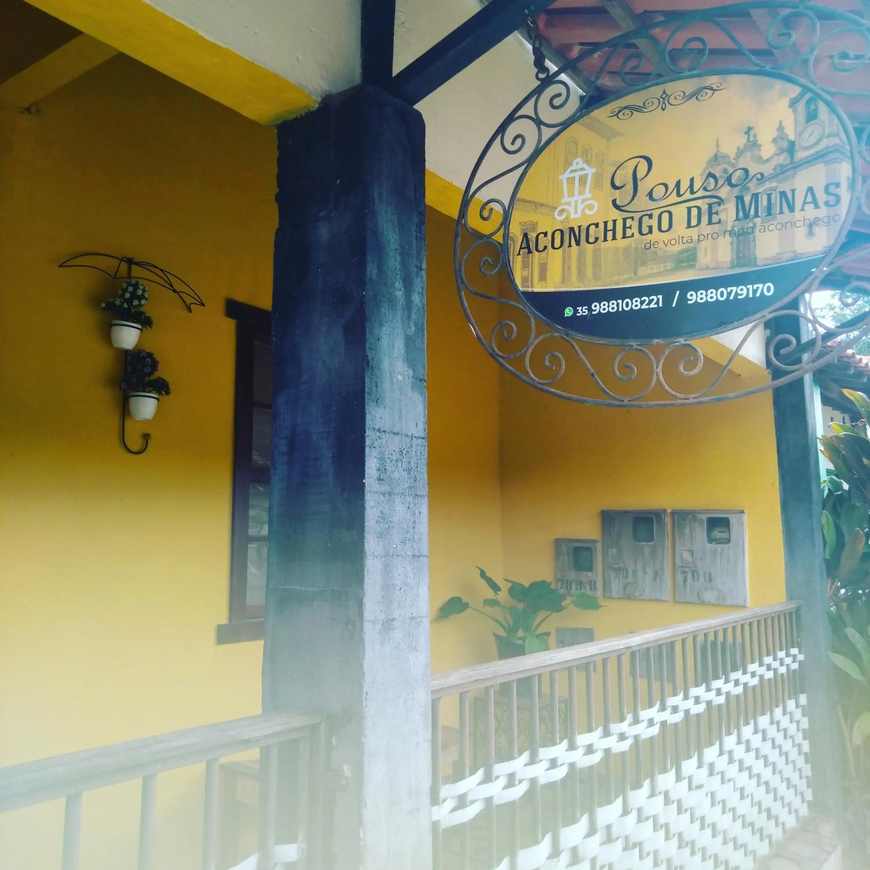 Facade/entrance in VOA Pouso Aconchego de Minas