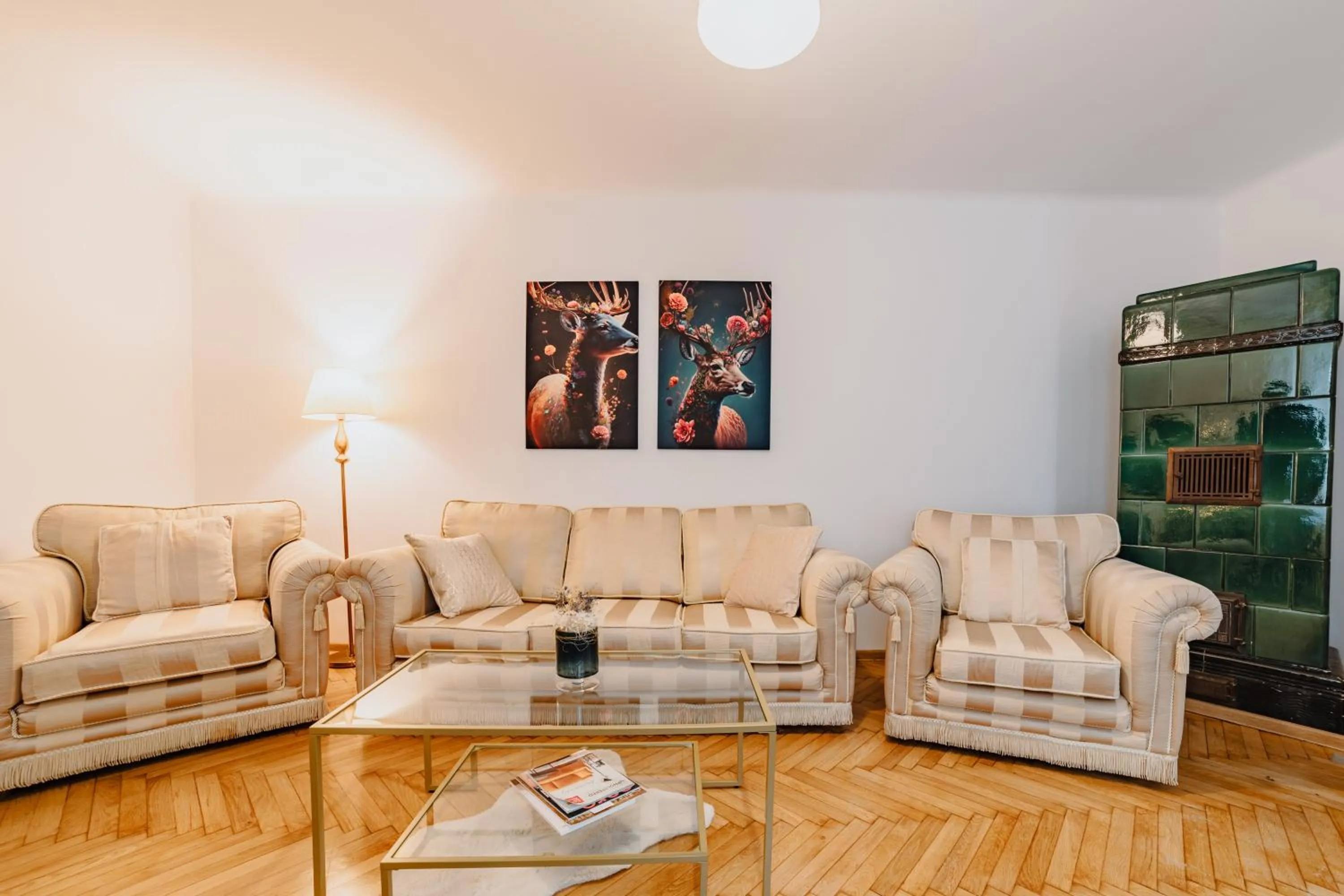 Living room in ALBERT RESIDENCE Brasov with complimentary parking off site