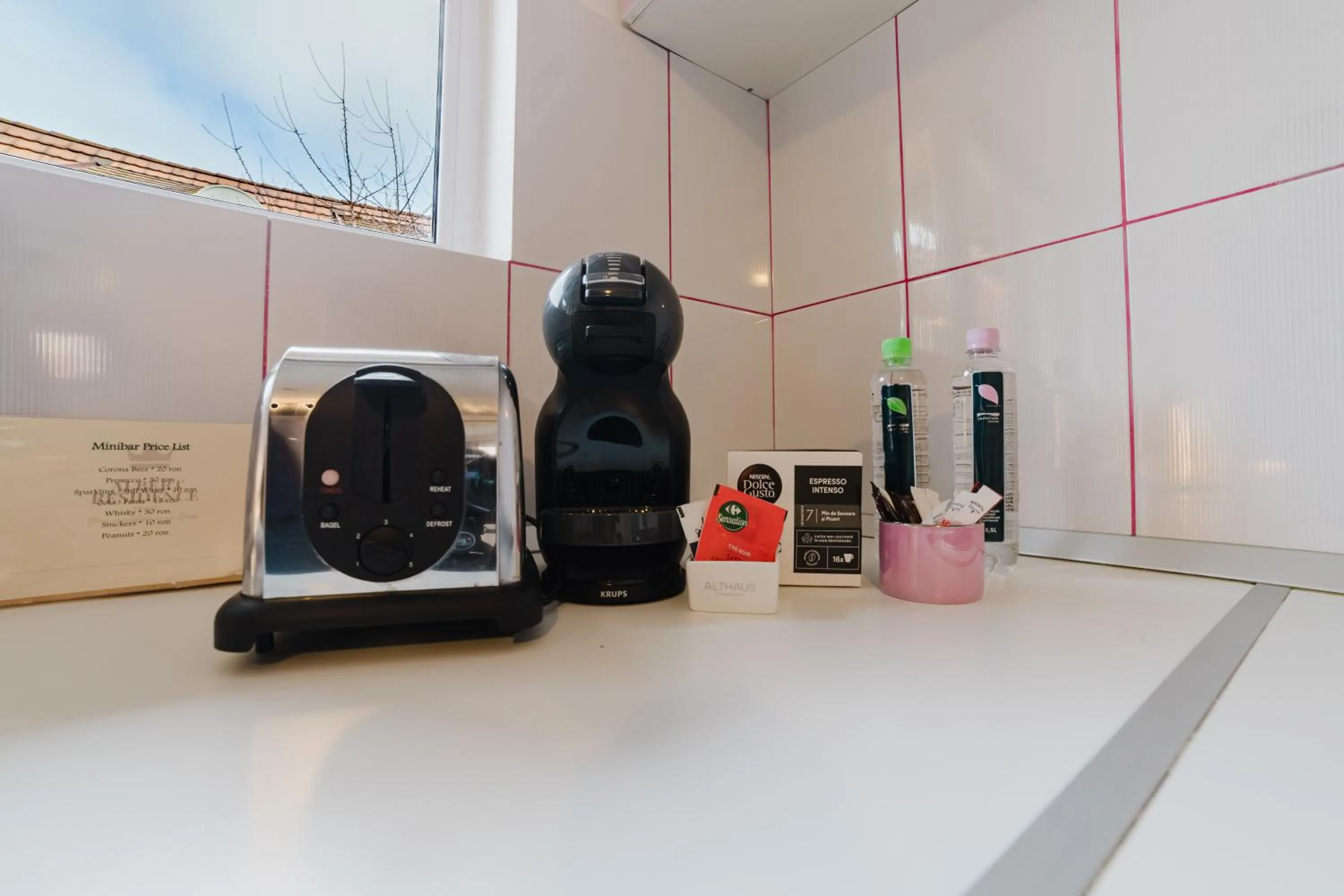 Coffee/tea facilities in ALBERT RESIDENCE Brasov with complimentary parking off site