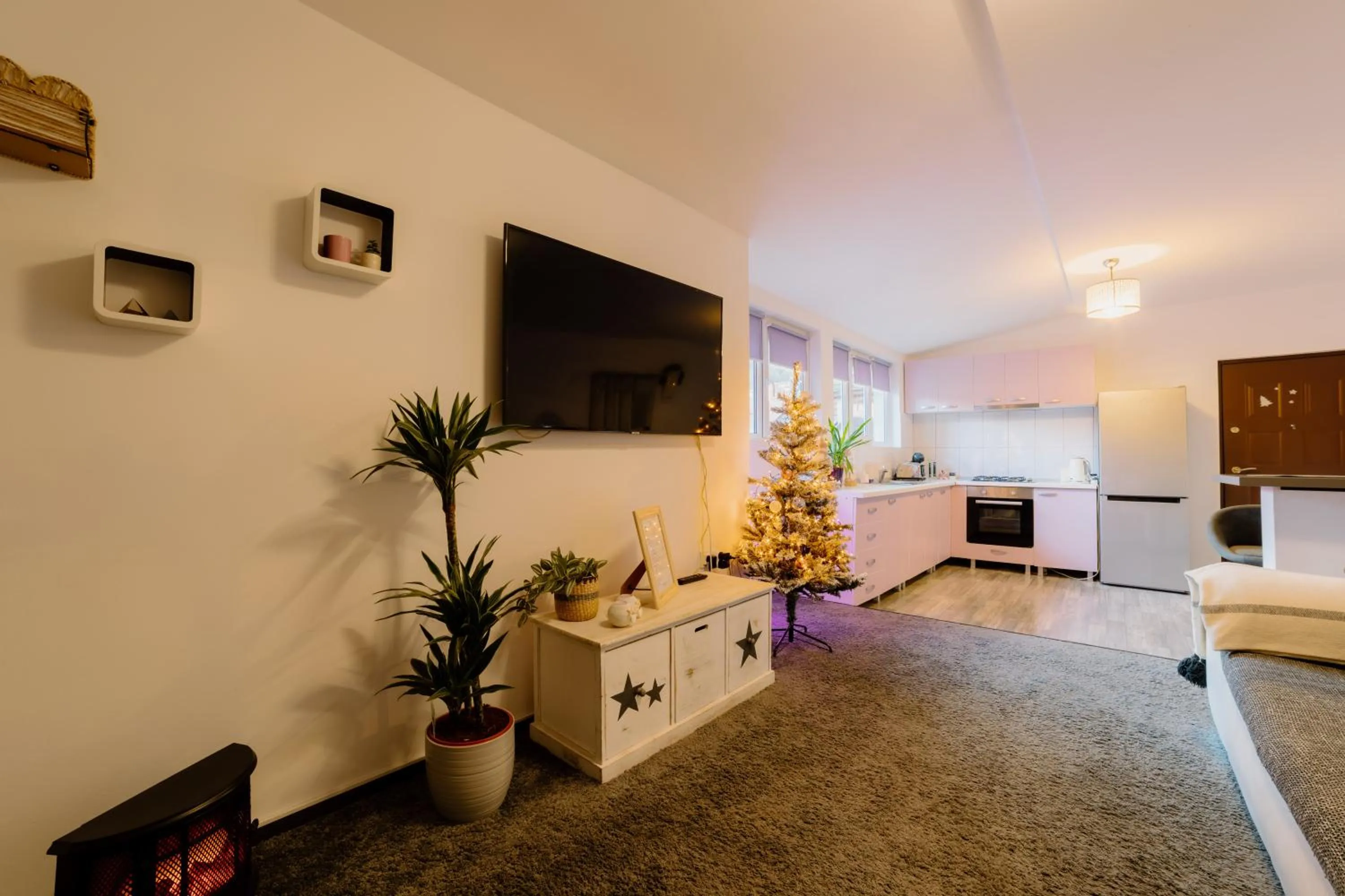 TV and multimedia in ALBERT RESIDENCE Brasov with complimentary parking off site