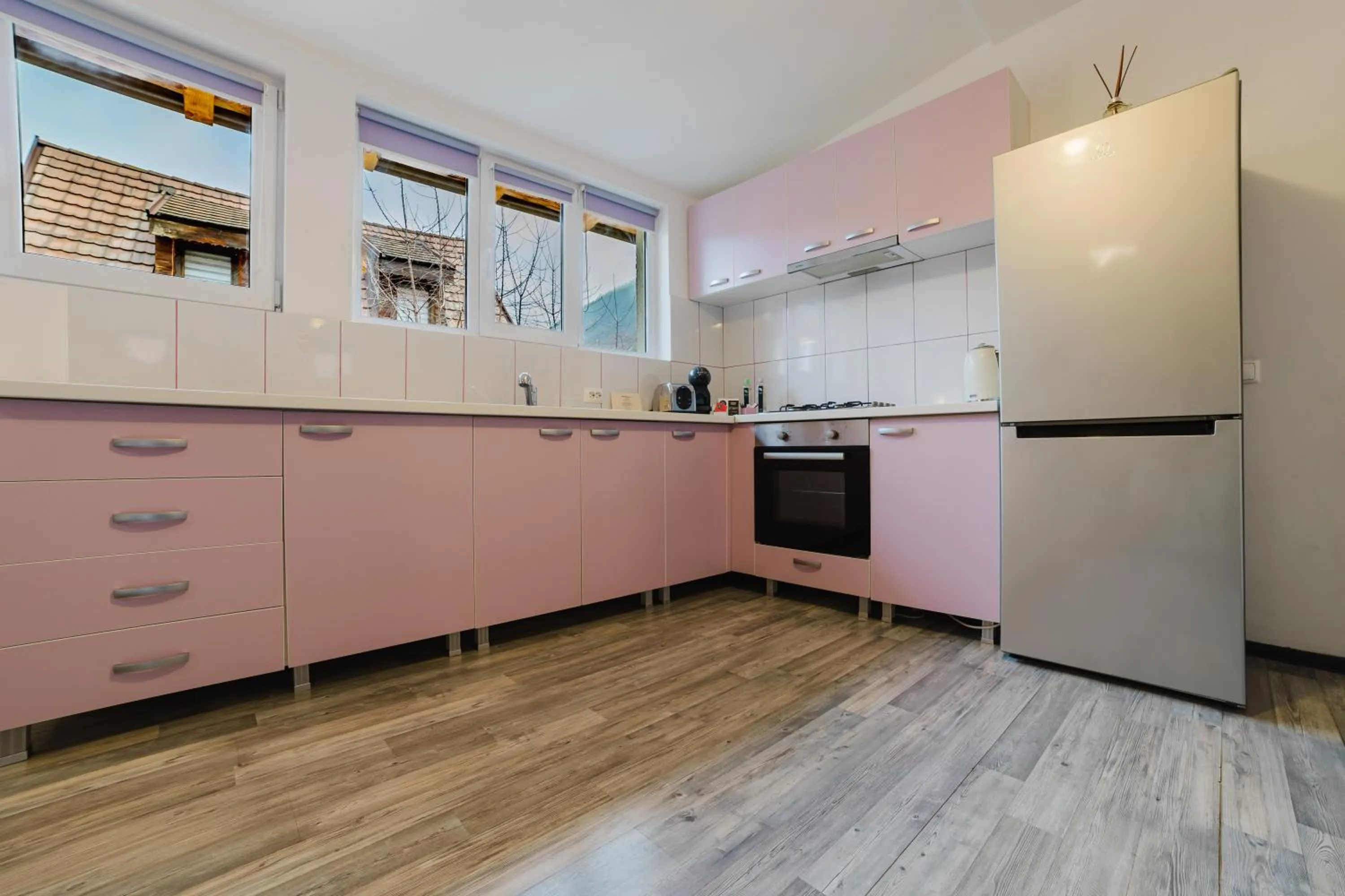 Coffee/tea facilities in ALBERT RESIDENCE Brasov with complimentary parking off site