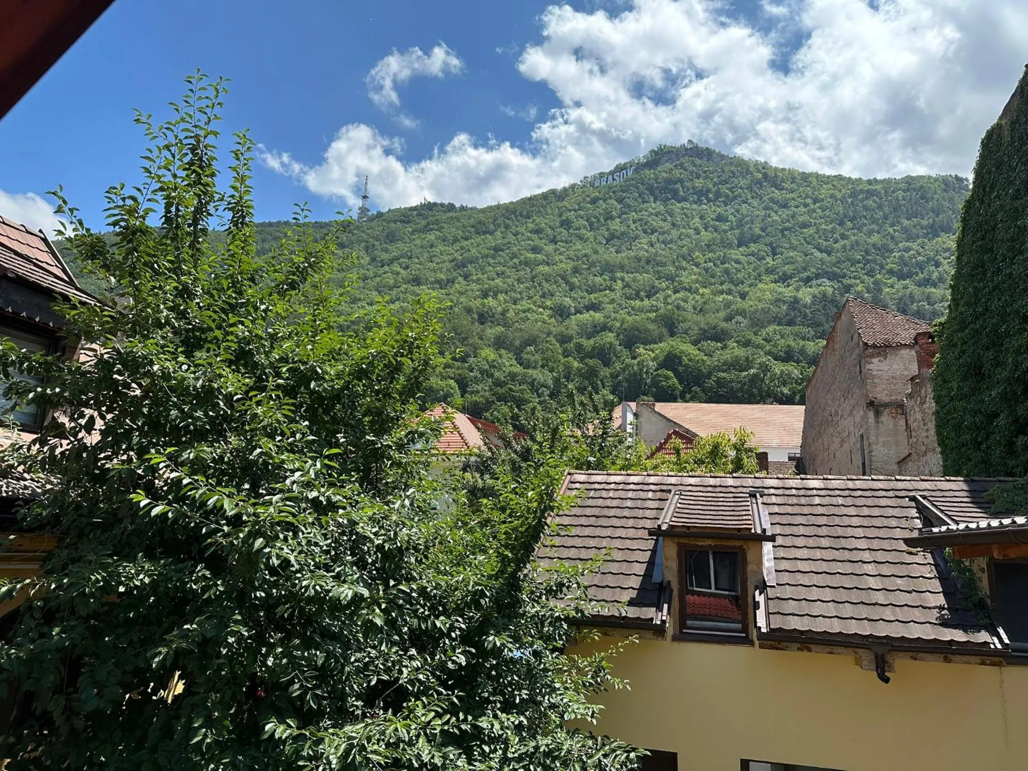 View (from property/room) in ALBERT RESIDENCE Brasov with complimentary parking off site