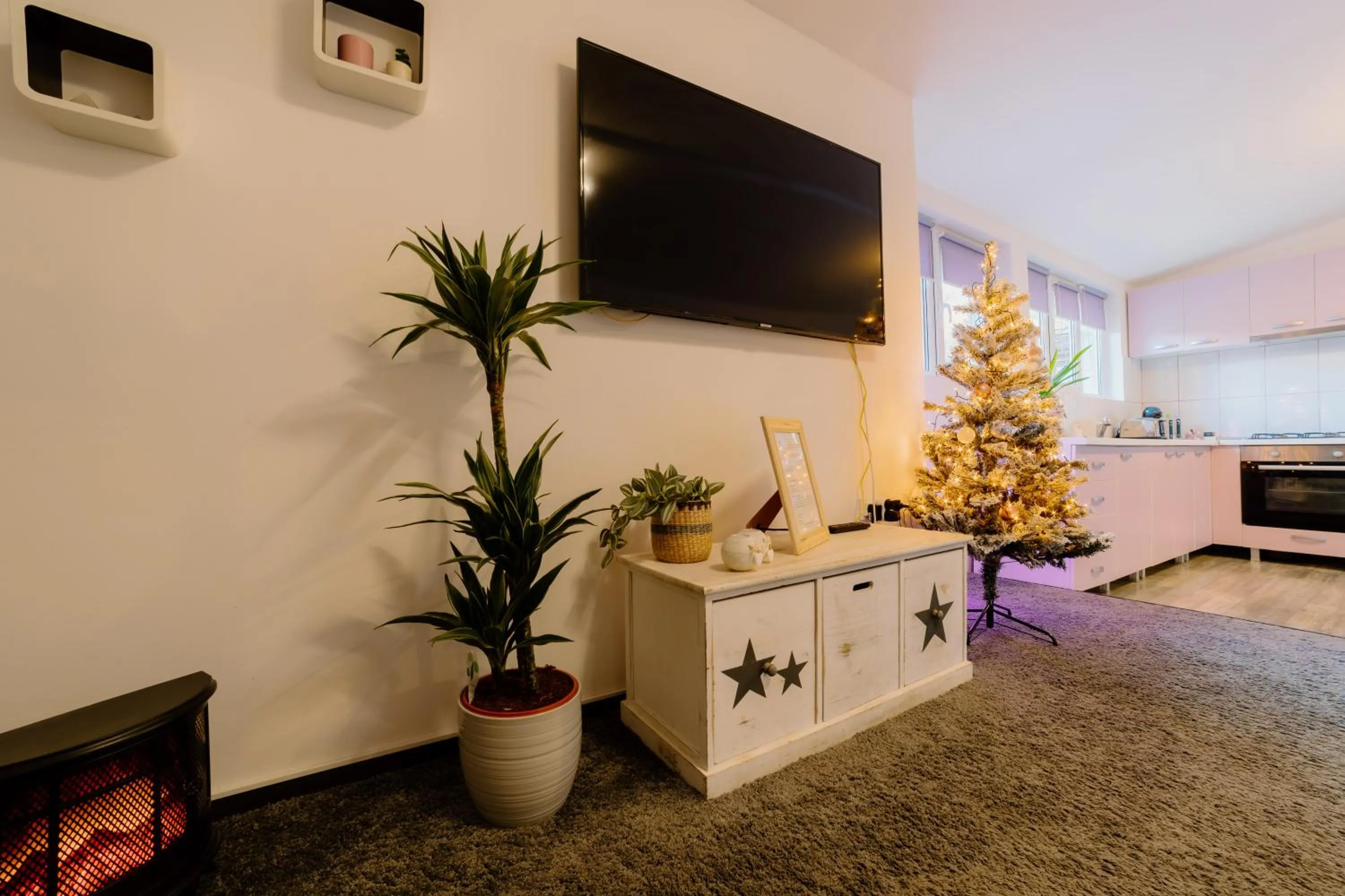 TV and multimedia in ALBERT RESIDENCE Brasov with complimentary parking off site