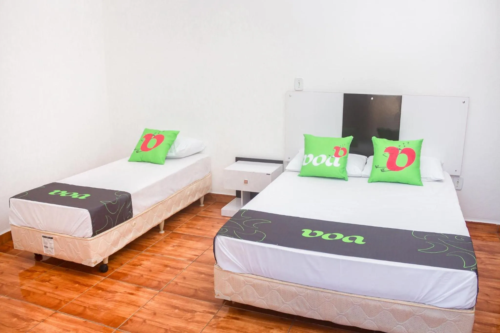 Bed in VOA Pousada Bem Estar