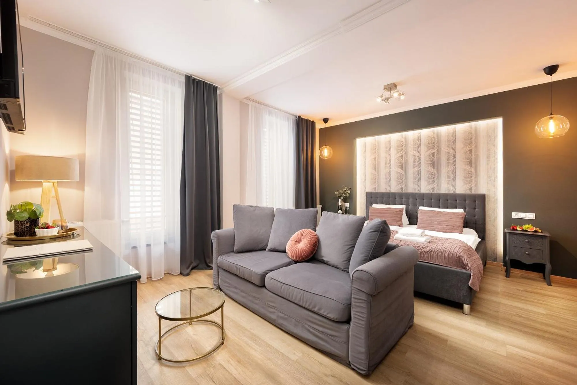 Seating area in Wine & Wellness hotel Besední dům