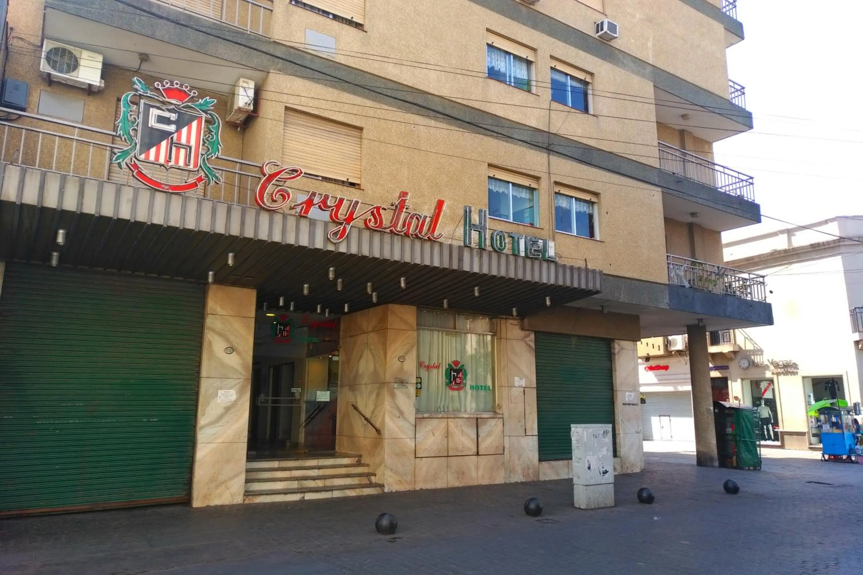 Facade/entrance in Crystal Hotel