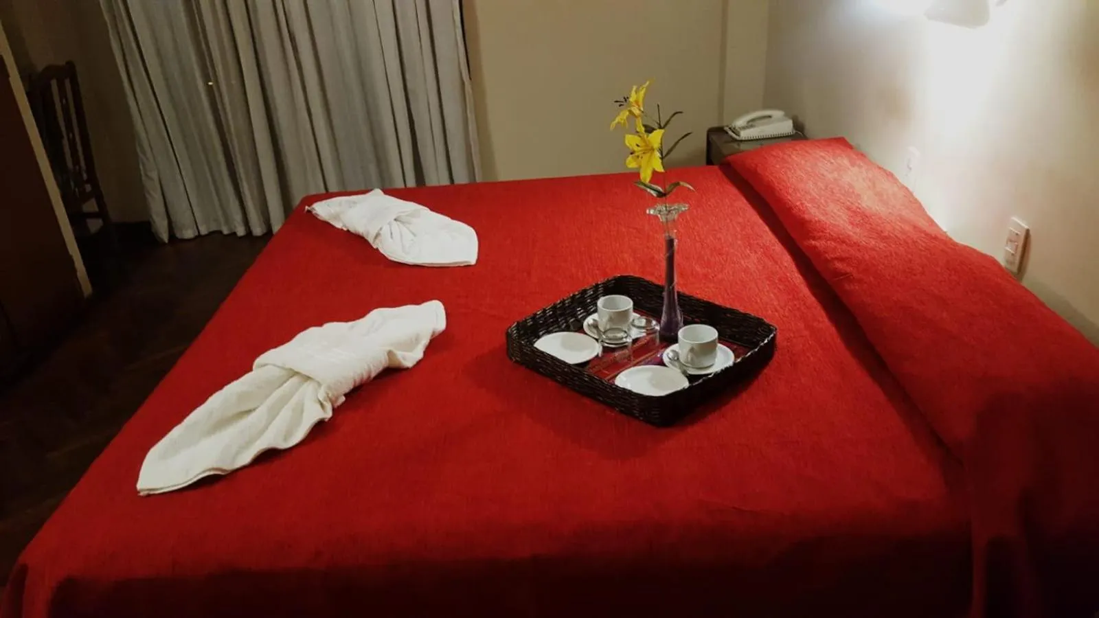 Bed in Crystal Hotel