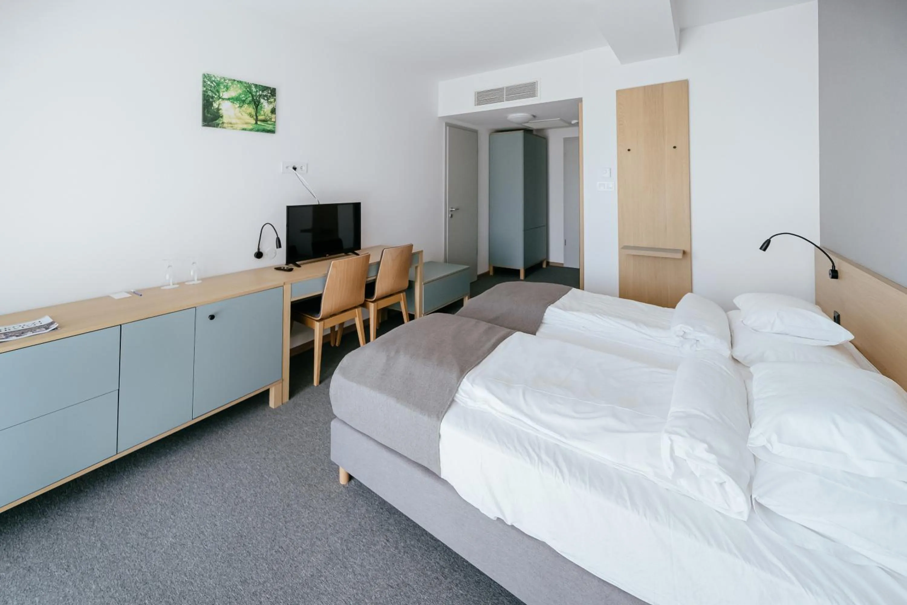 Bed in Rákóczi Hotel, Tábor és Rendezvényközpont