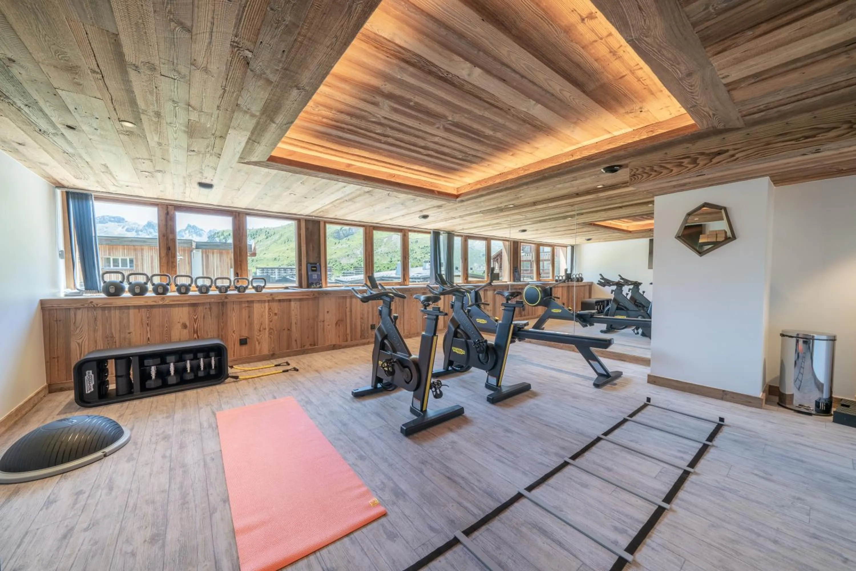 Fitness centre/facilities in Chalet Hotel Yeti