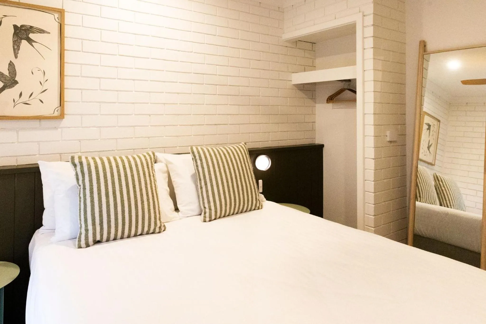 Bed in The Lodge At The Denmark Hotel