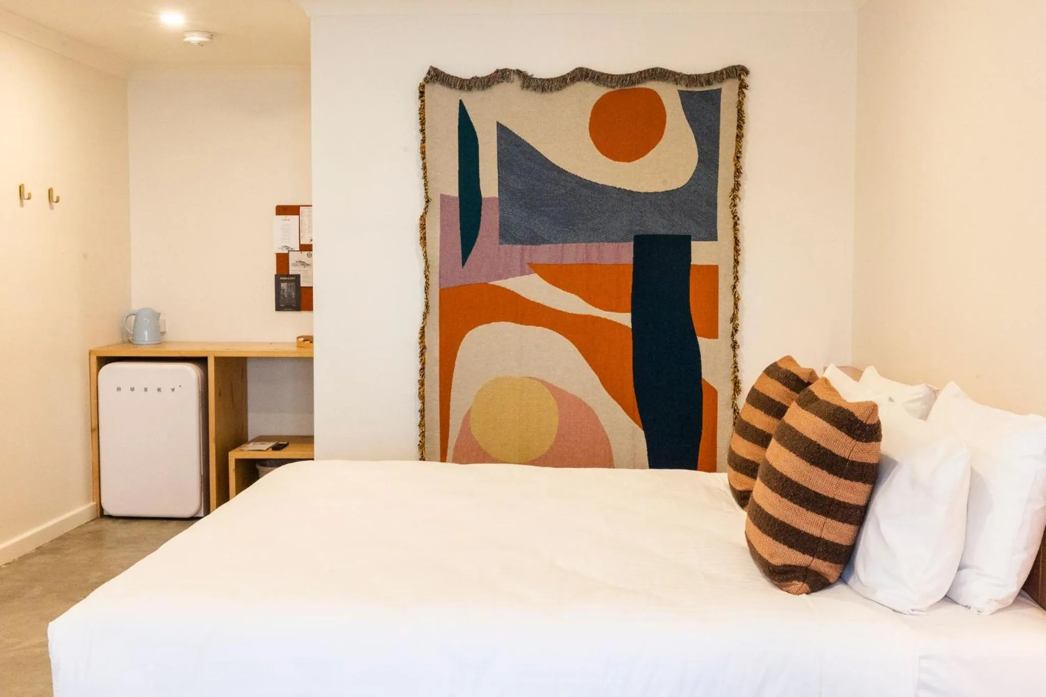 Bed in The Lodge At The Denmark Hotel