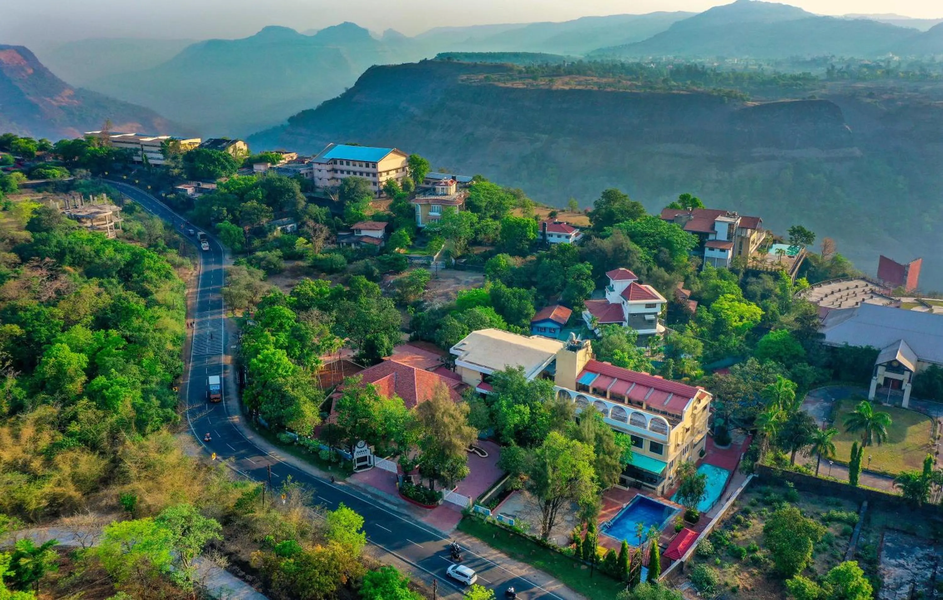 Bird's eye view in Zaras Resort Khandala