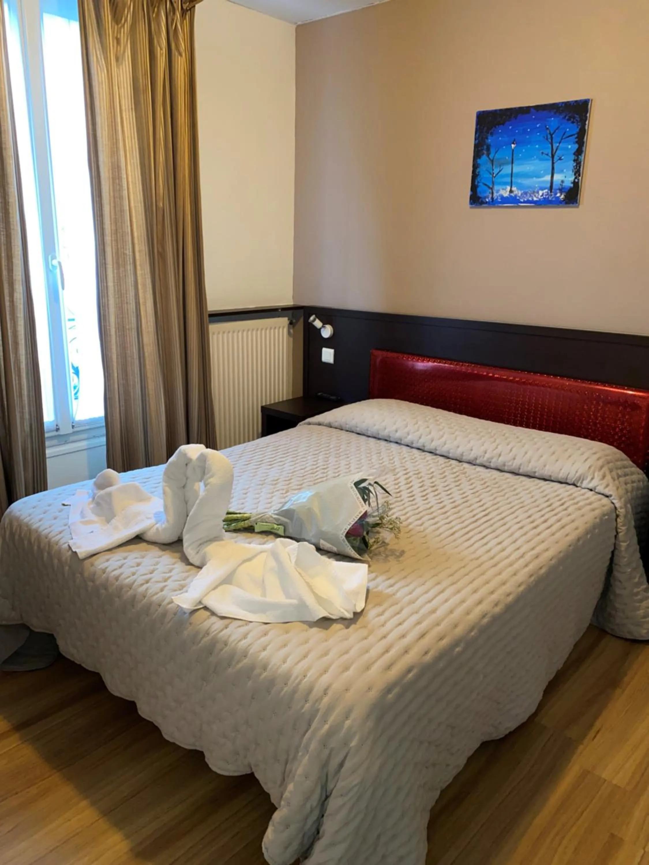 Bed in Aero Hotel