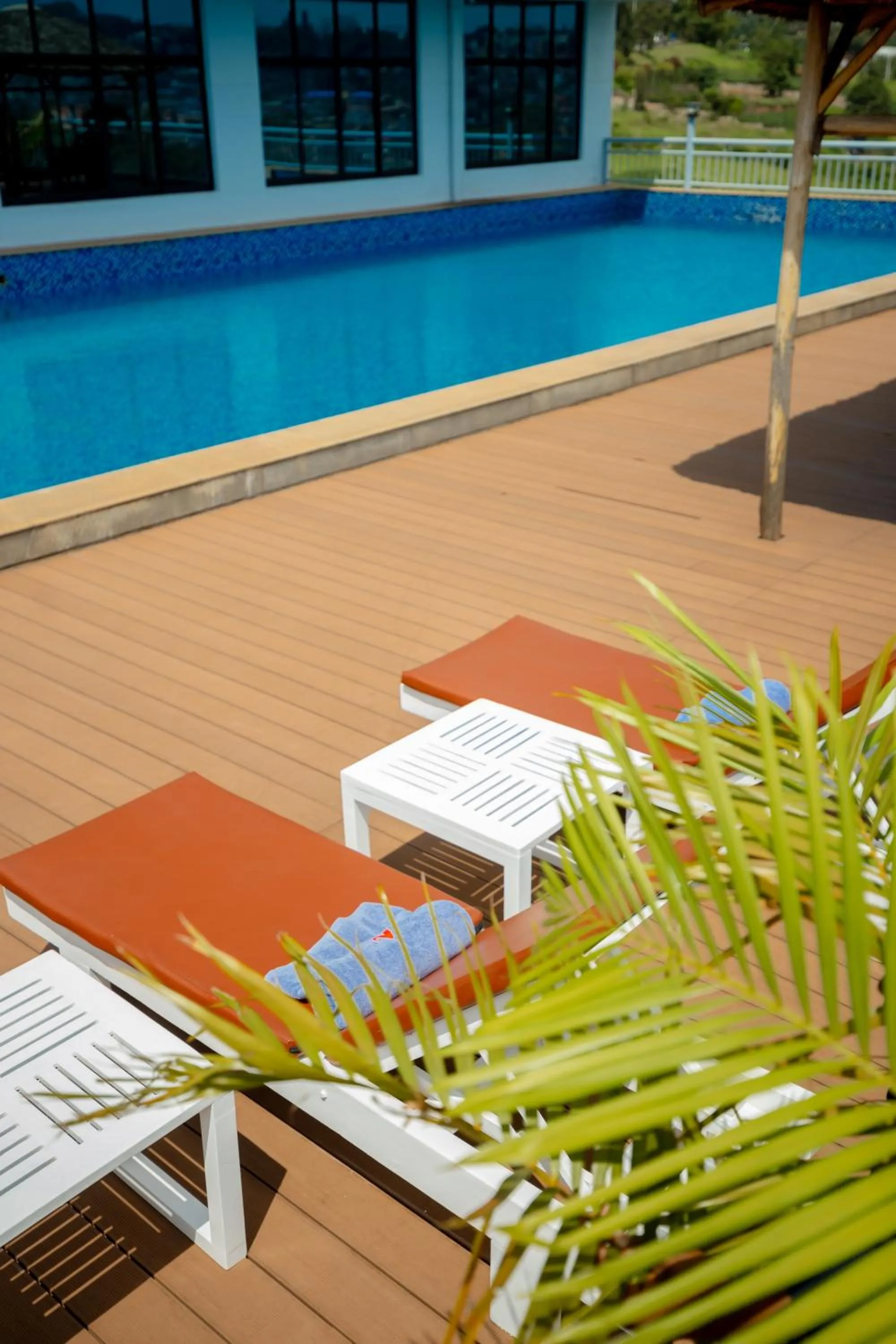 Pool view in M Hotel Kigali