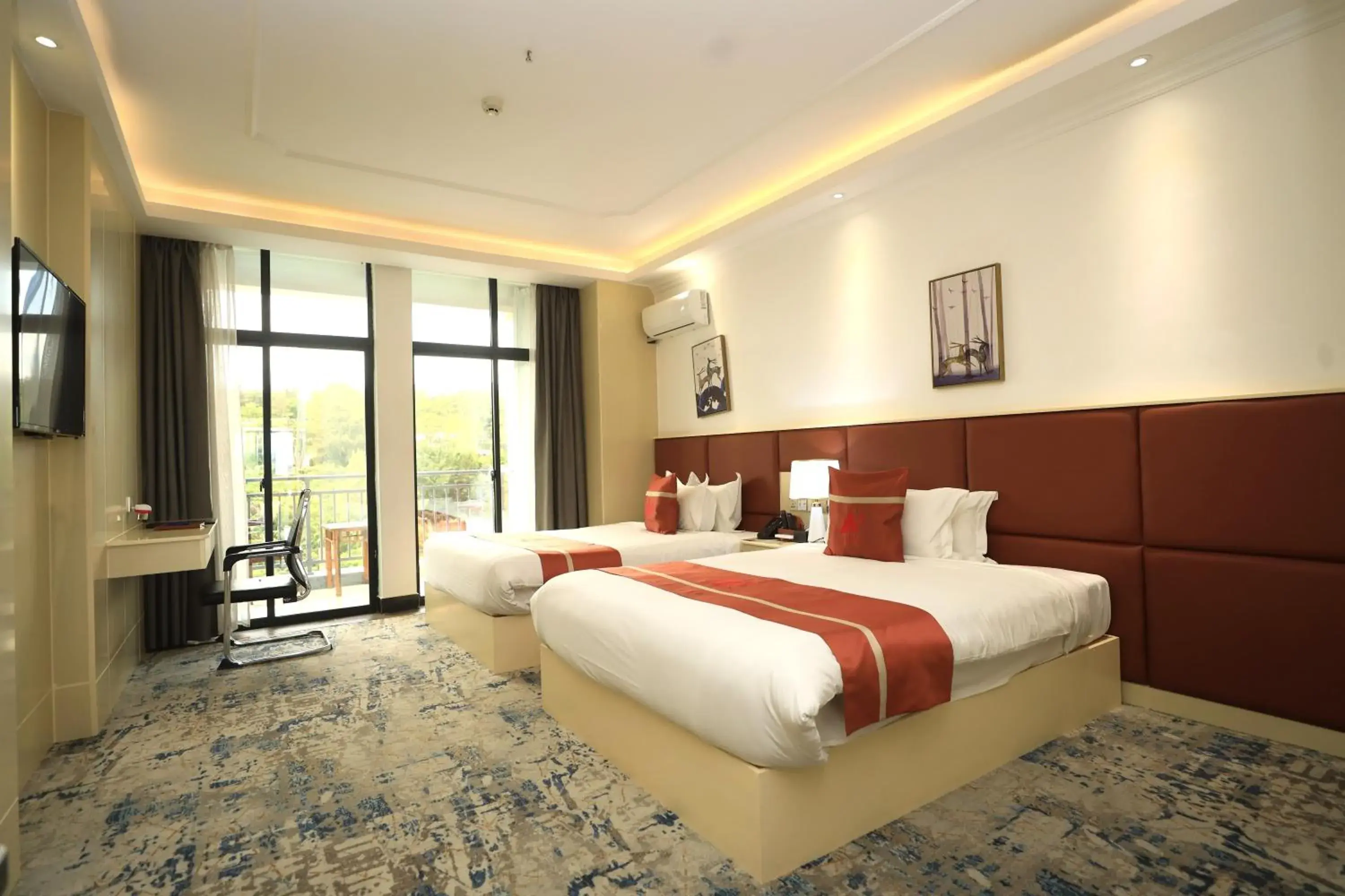 Deluxe Twin Room in M Hotel Kigali Deluxe Twin Room in M Hotel Kigali