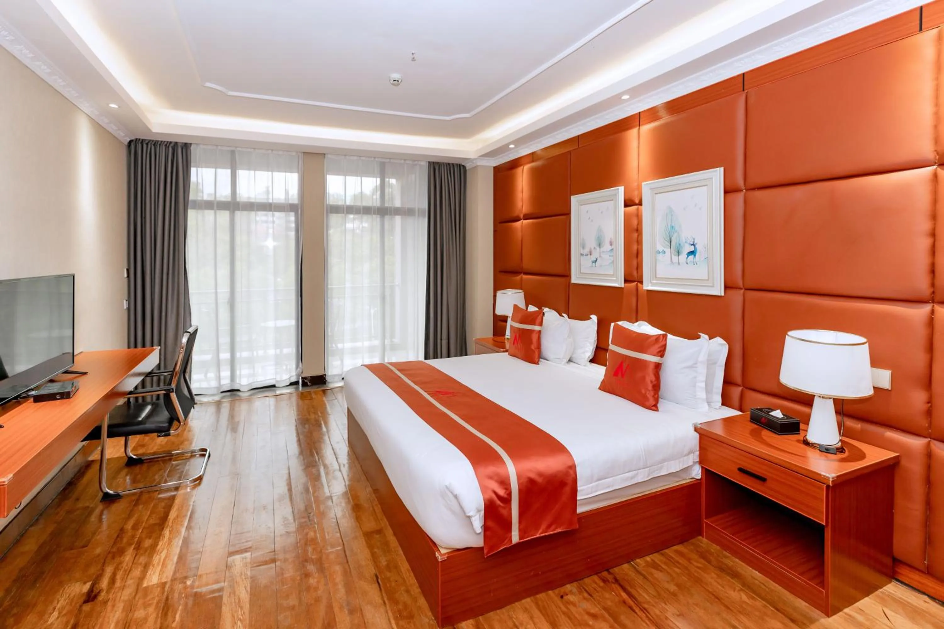 Photo of the whole room, Bed in M Hotel Kigali