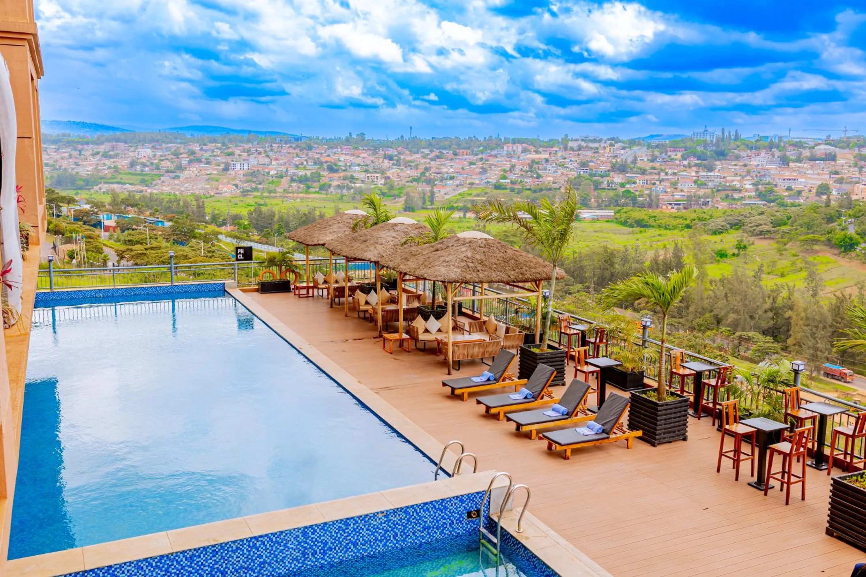 Swimming pool in M Hotel Kigali