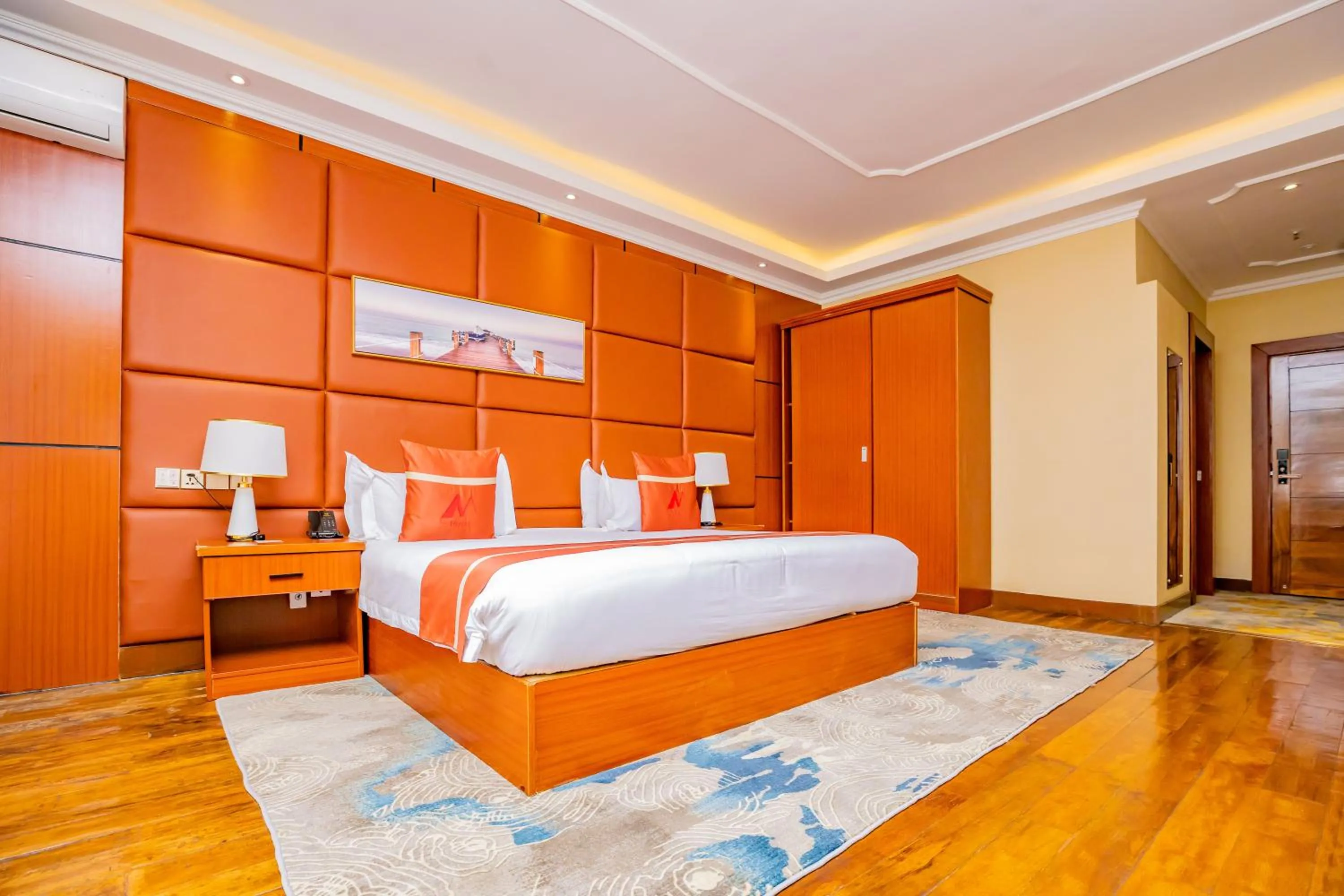 Bed in M Hotel Kigali