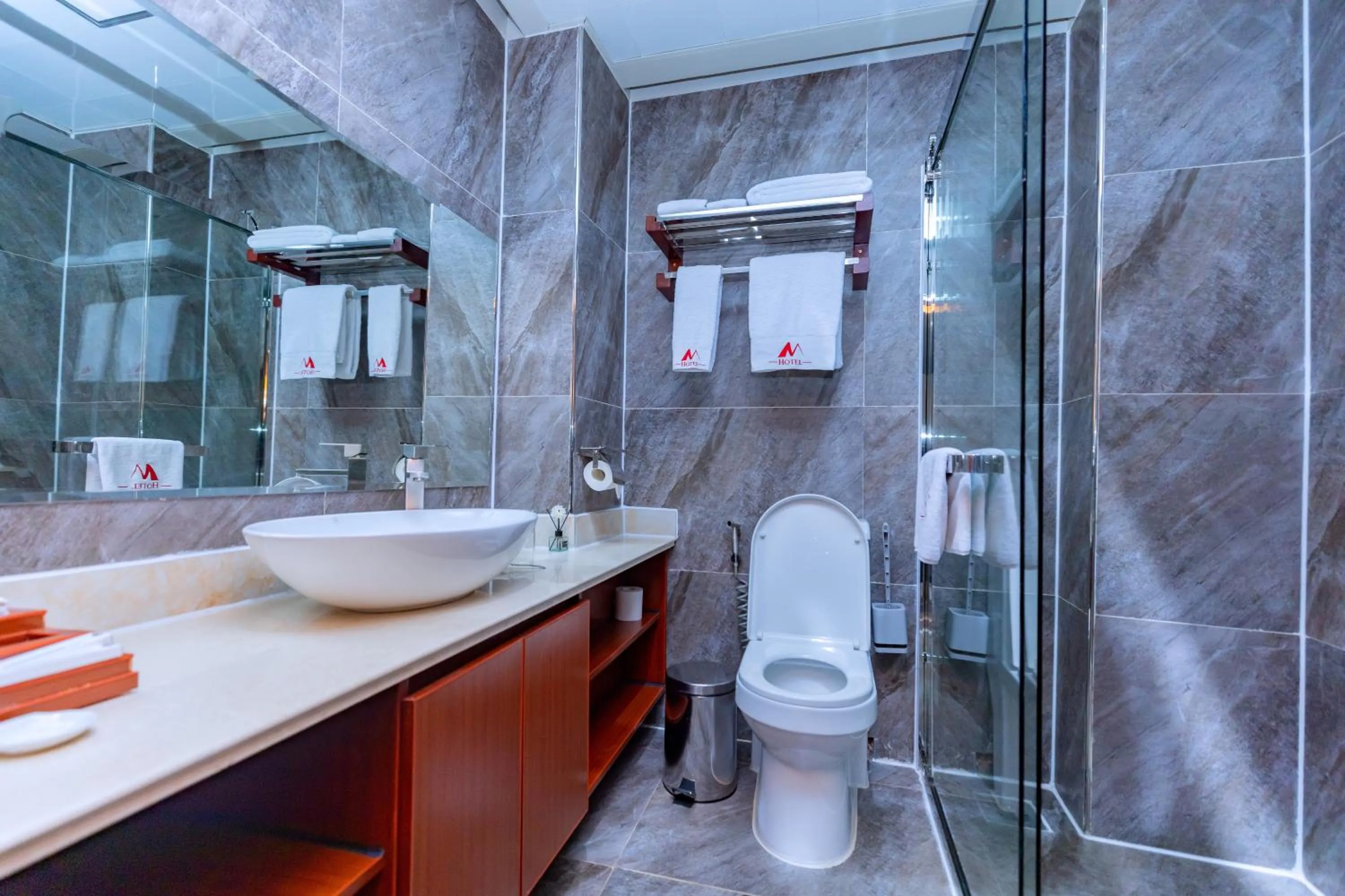 Toilet in M Hotel Kigali