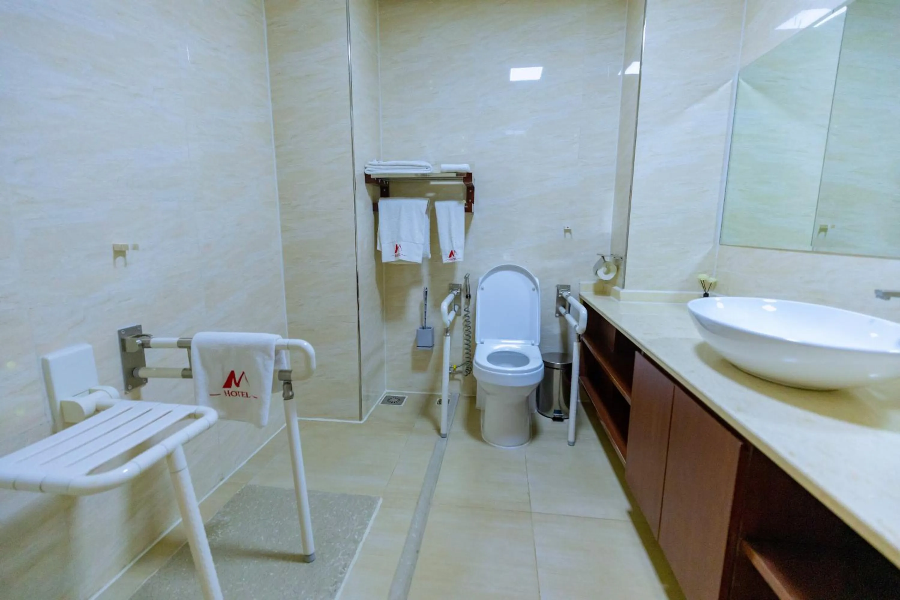 Toilet in M Hotel Kigali