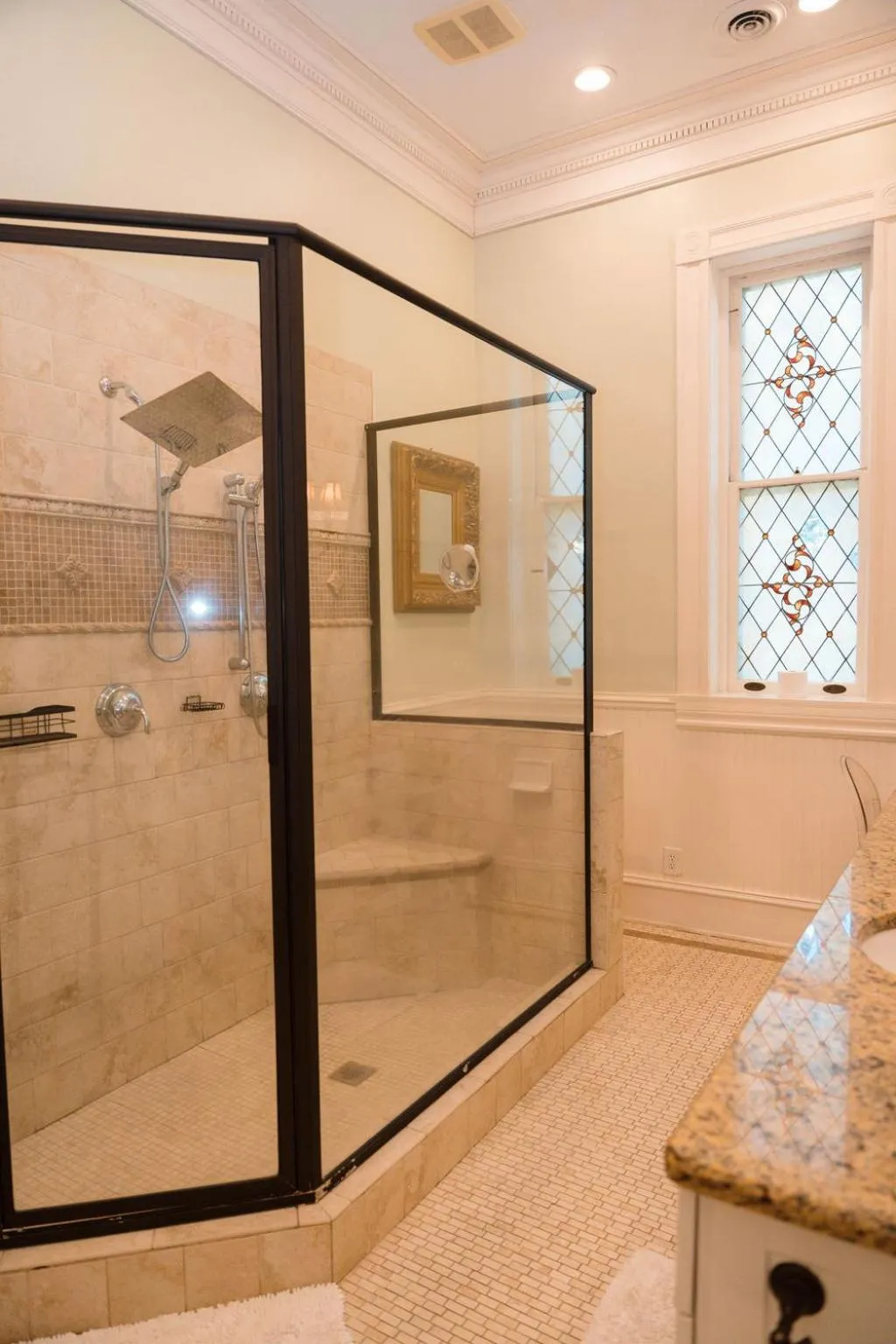 Shower in Burke Mansion