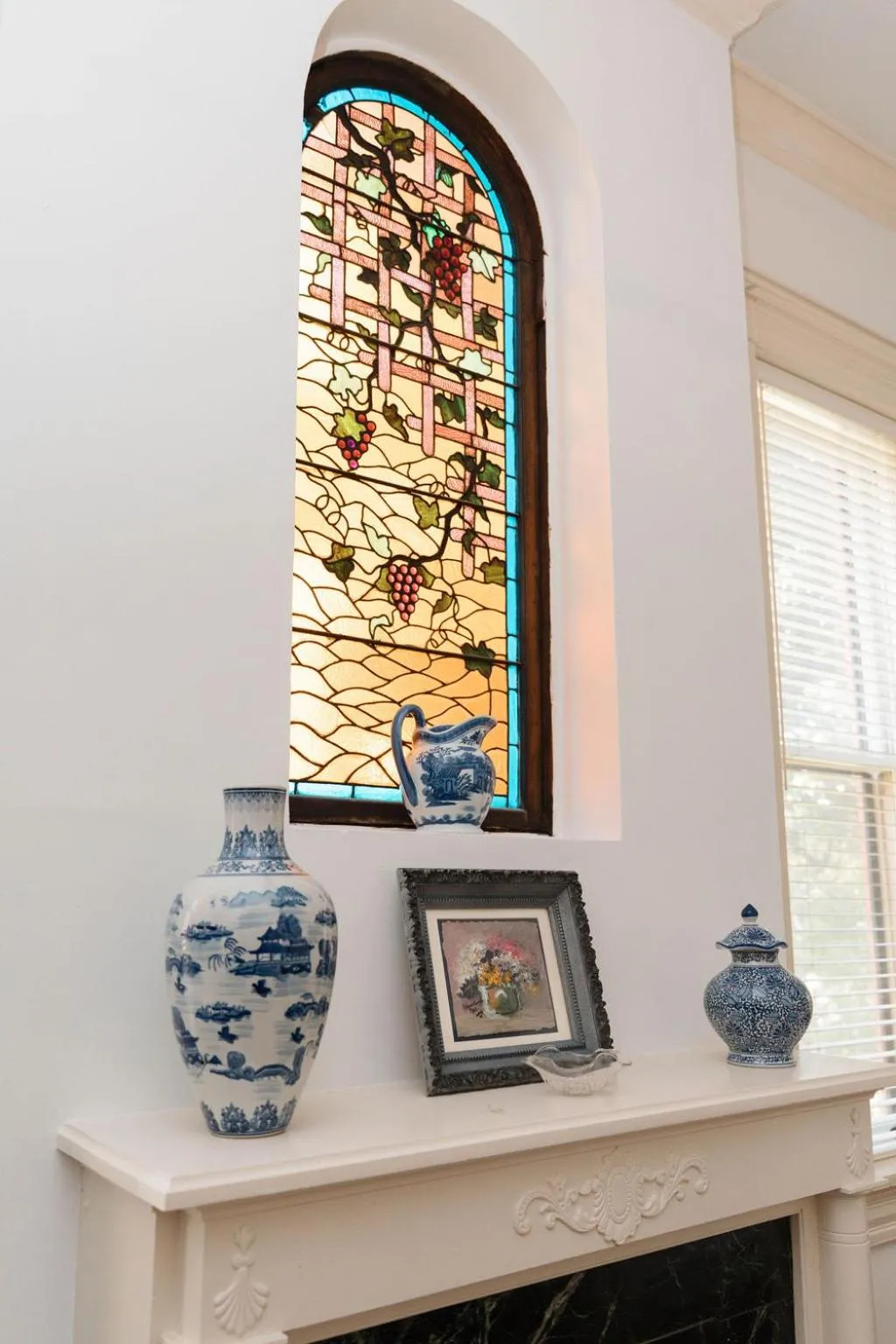 Decorative detail in Burke Mansion