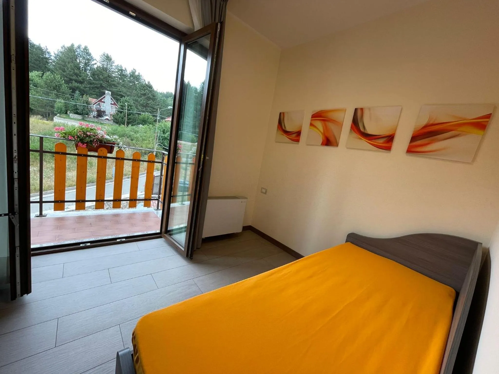 Balcony/Terrace, Bed in Arvo Residence Sila Lorica