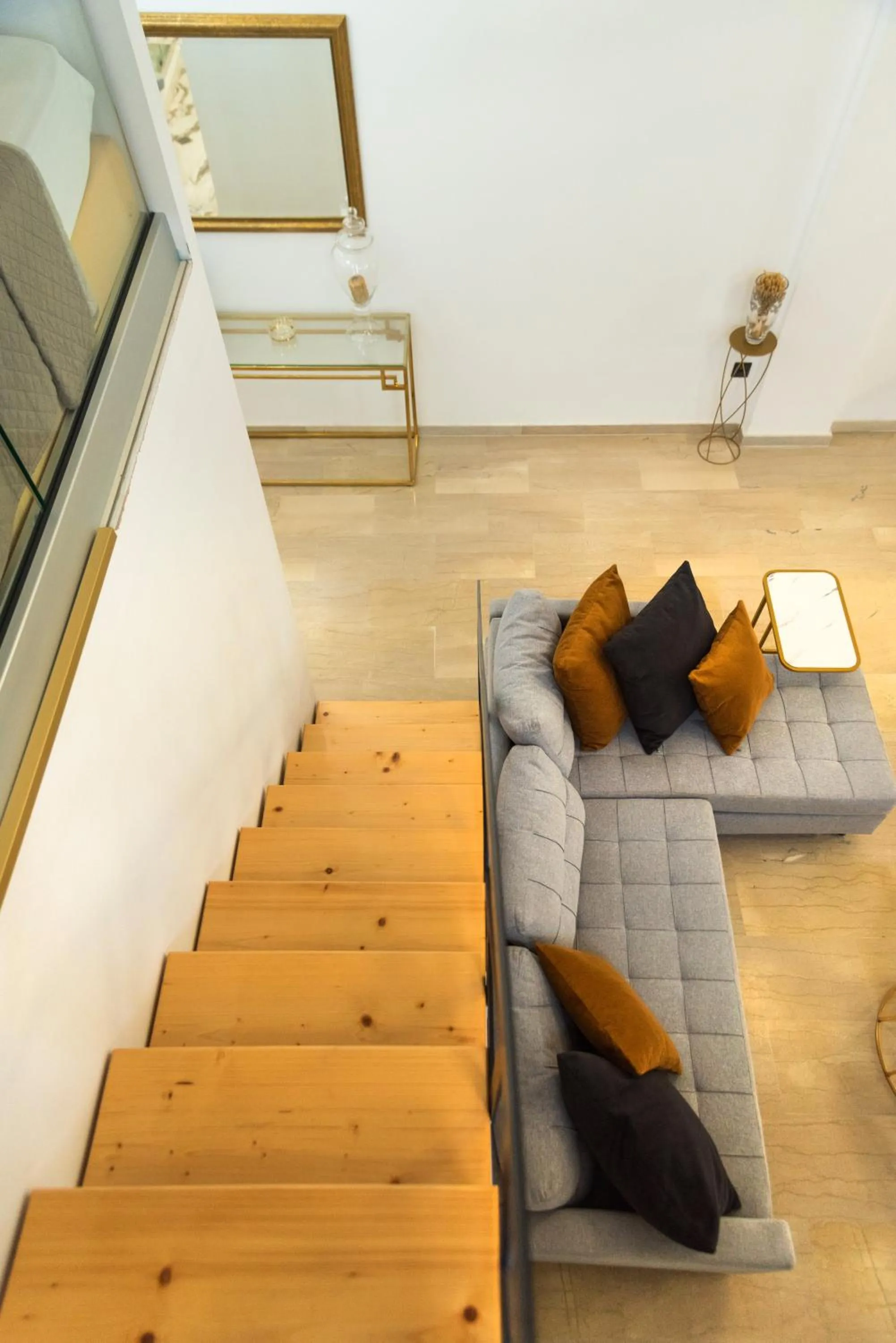 Living room in Victoria's Suites Corfu