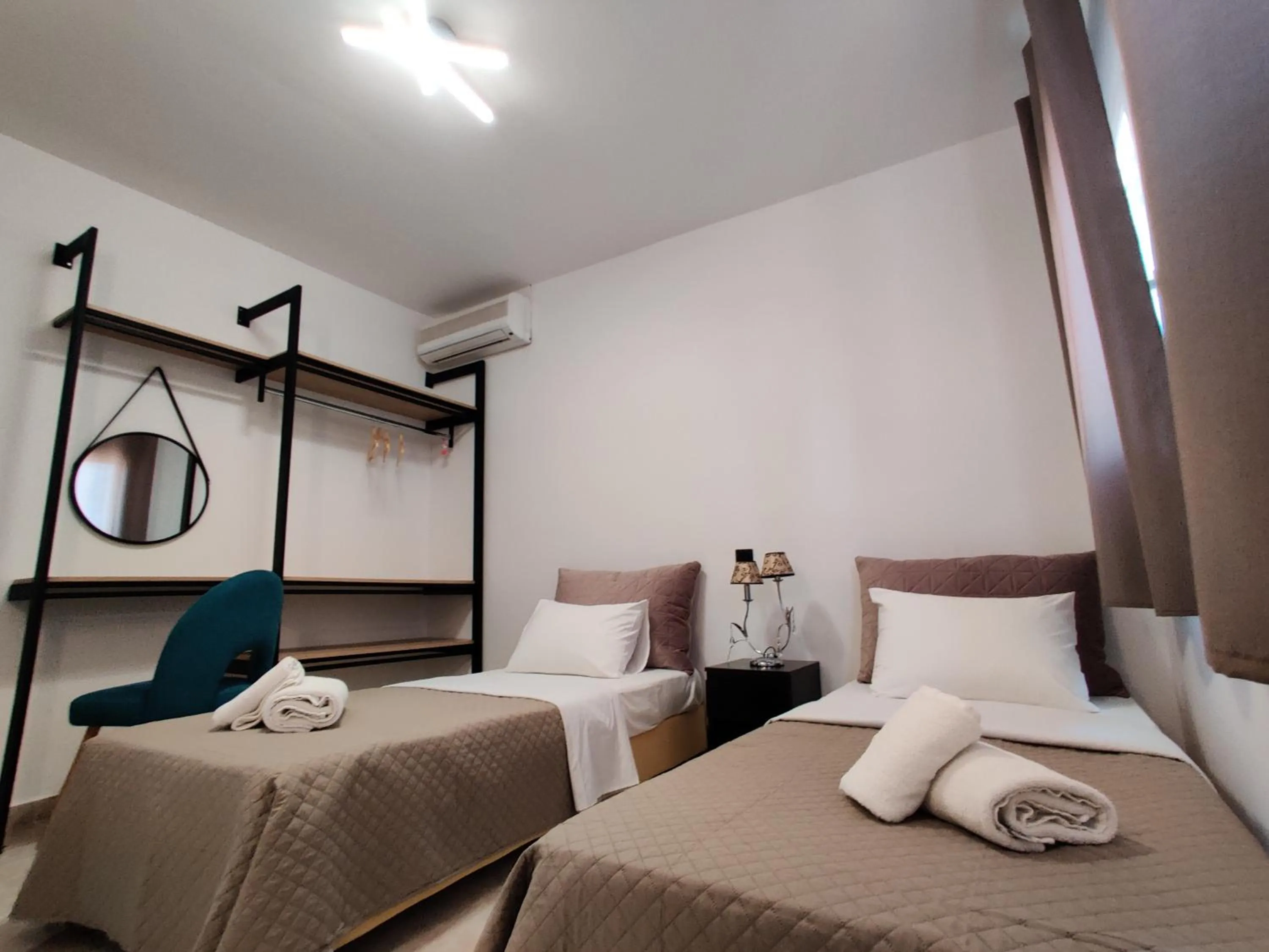 Bed in Victoria's Suites Corfu