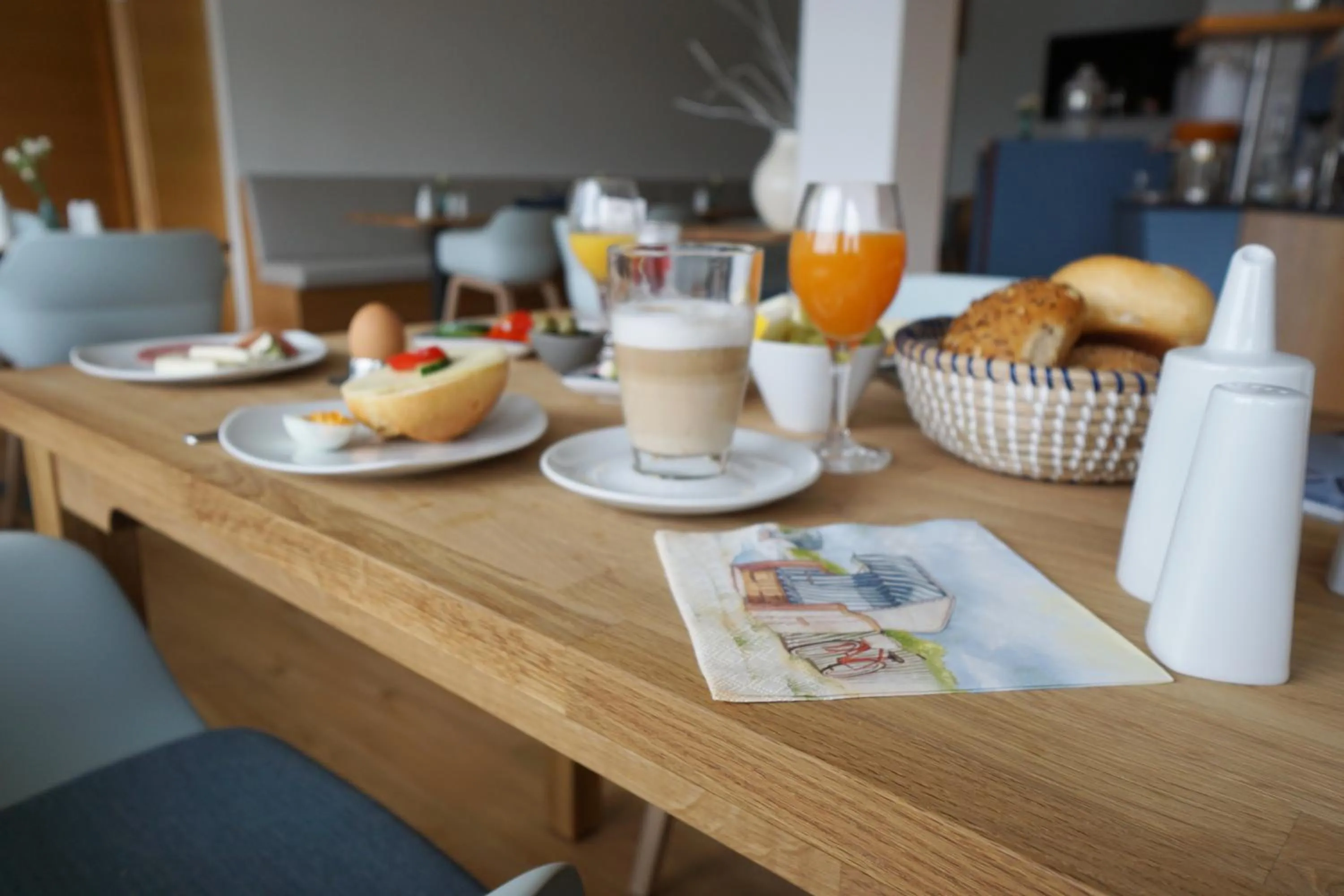 Buffet breakfast in Hotel Strandhus