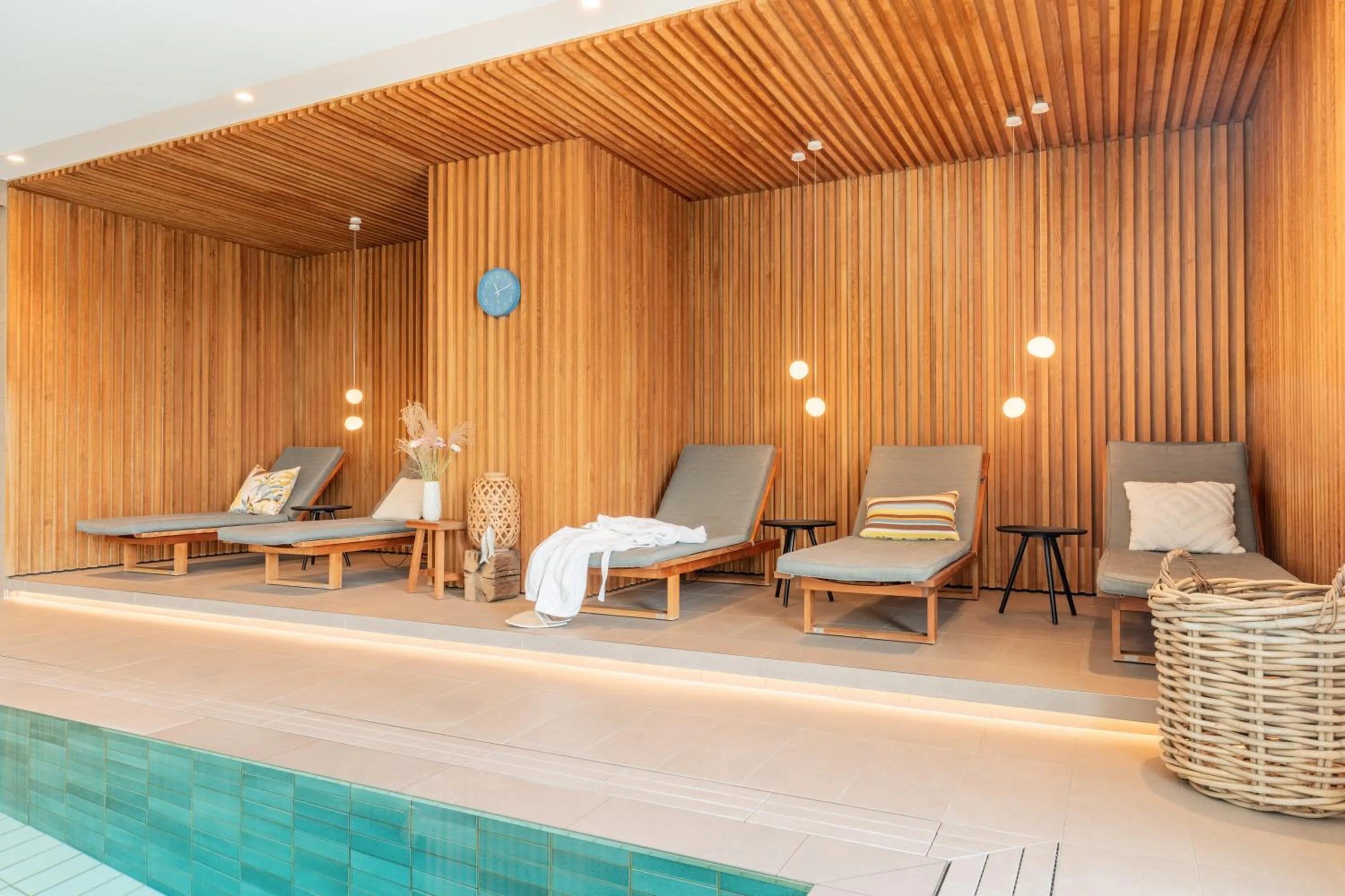 Pool view in Hotel Strandhus