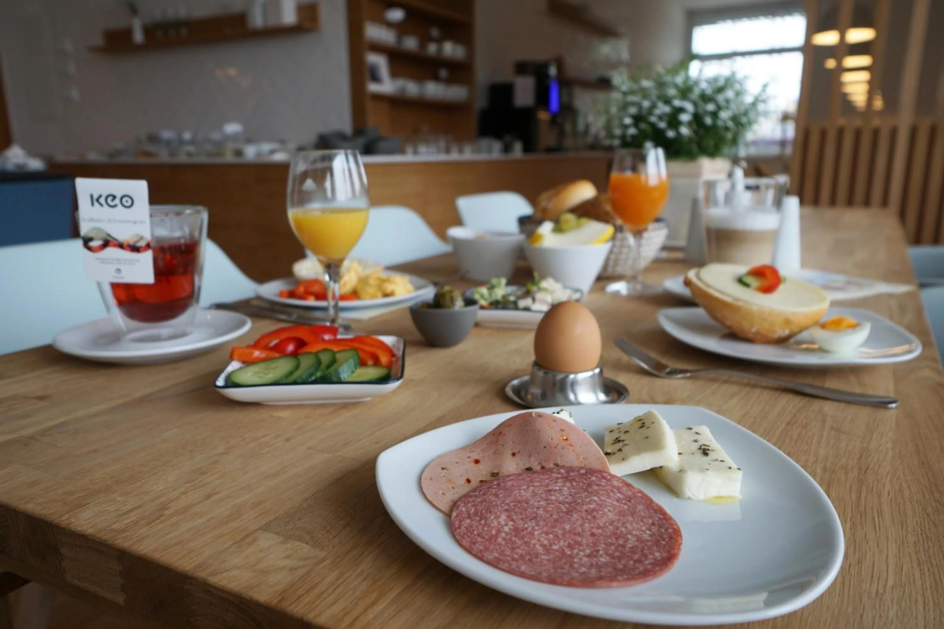 Buffet breakfast in Hotel Strandhus