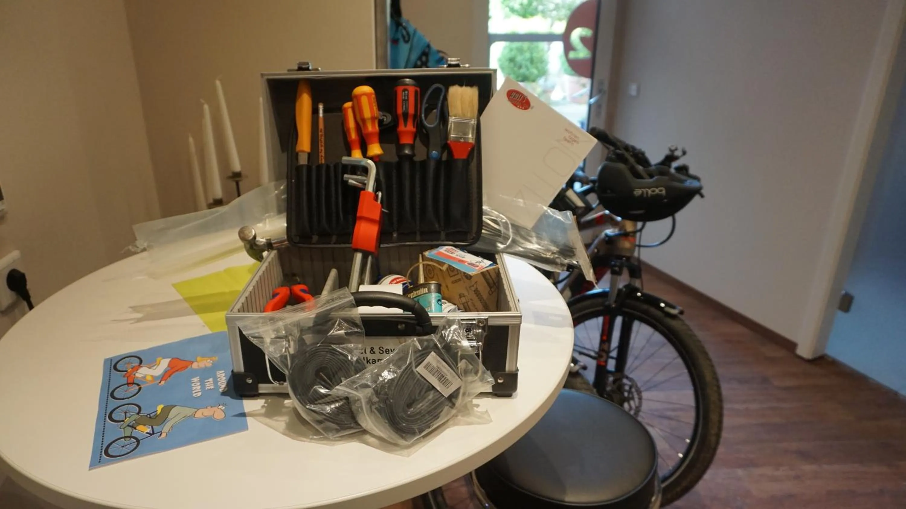 Cycling in Hasi's Hotel