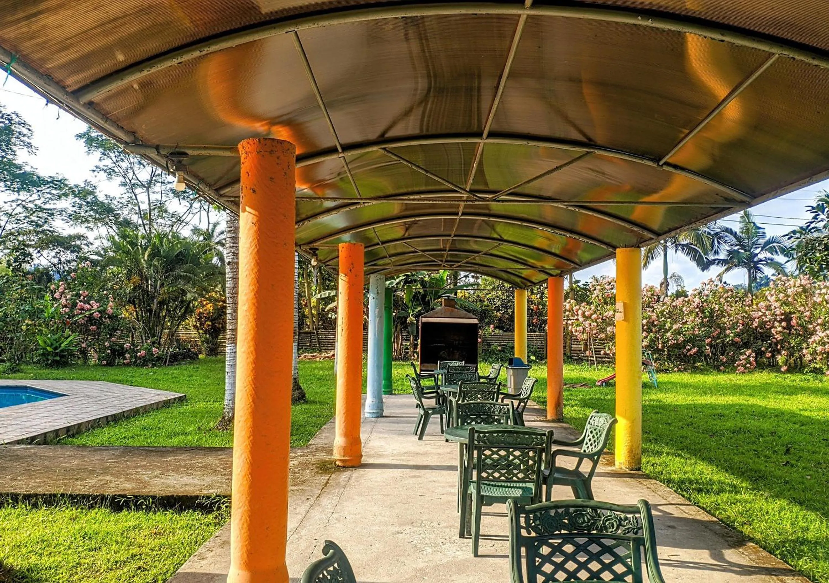 Patio in Puerto Quito Lodge