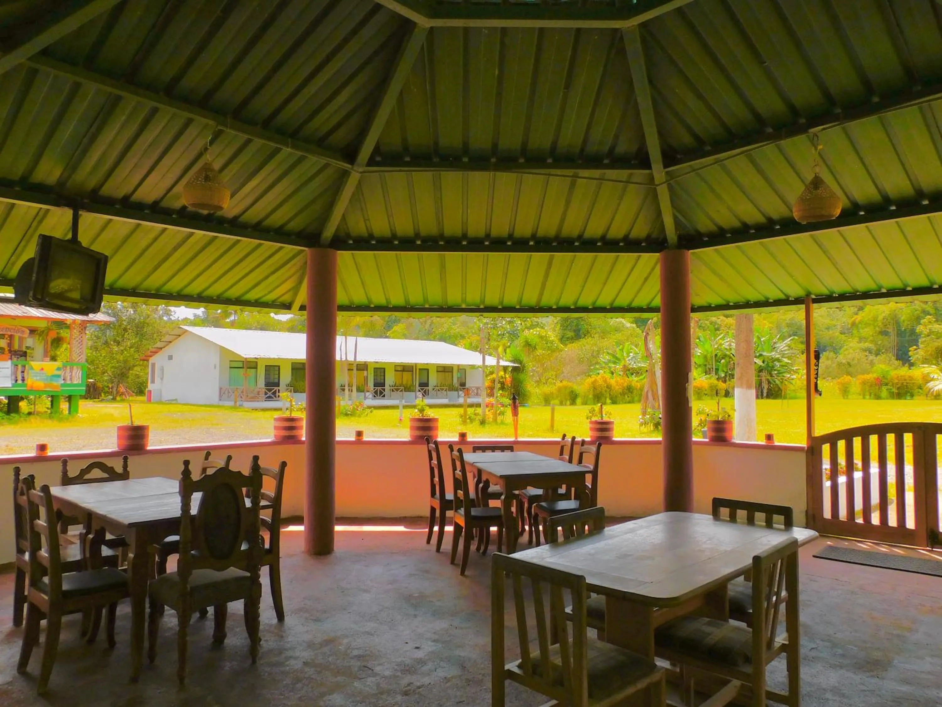 Patio in Puerto Quito Lodge - Las Iguanas