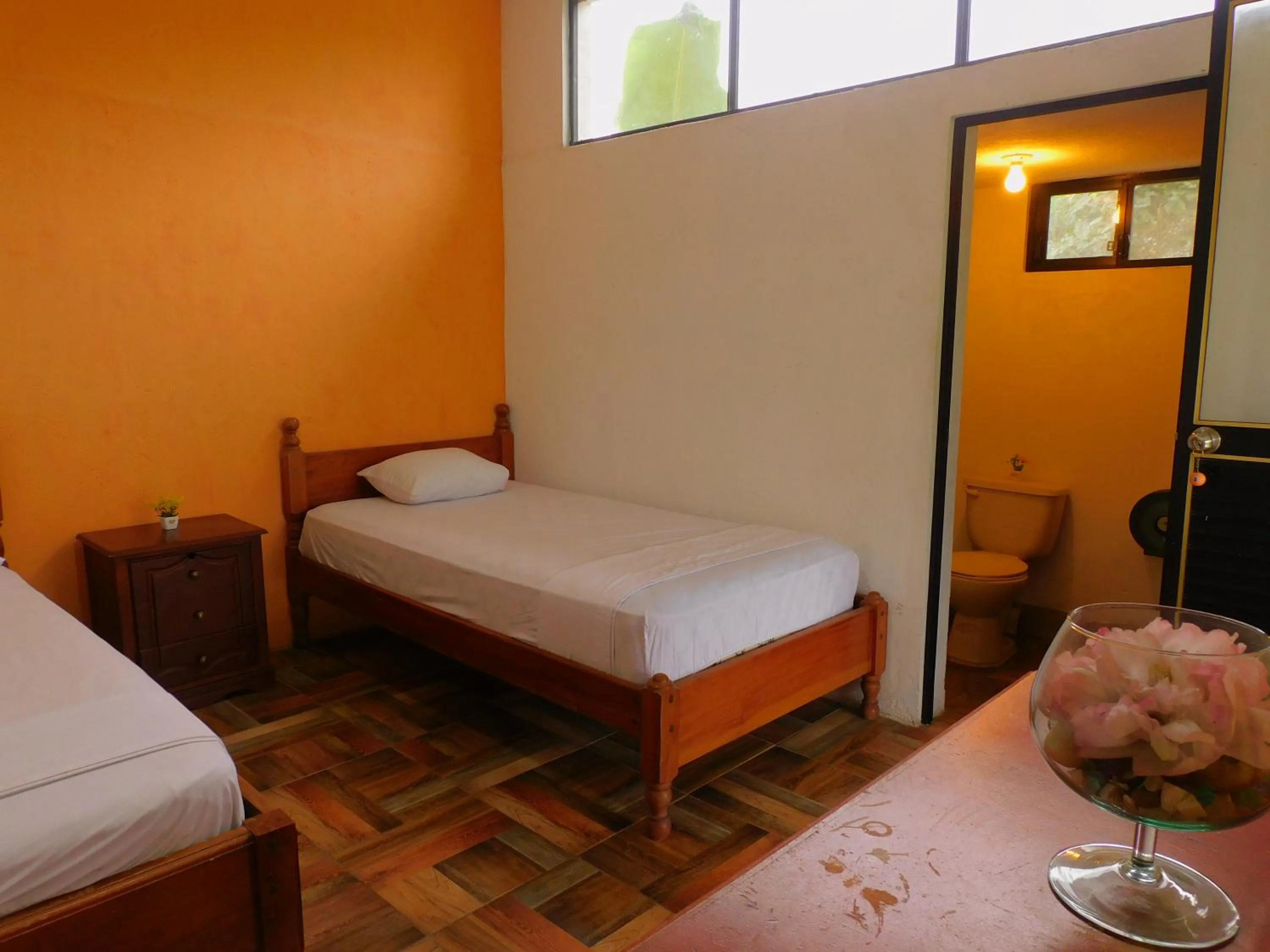 Bed in Puerto Quito Lodge