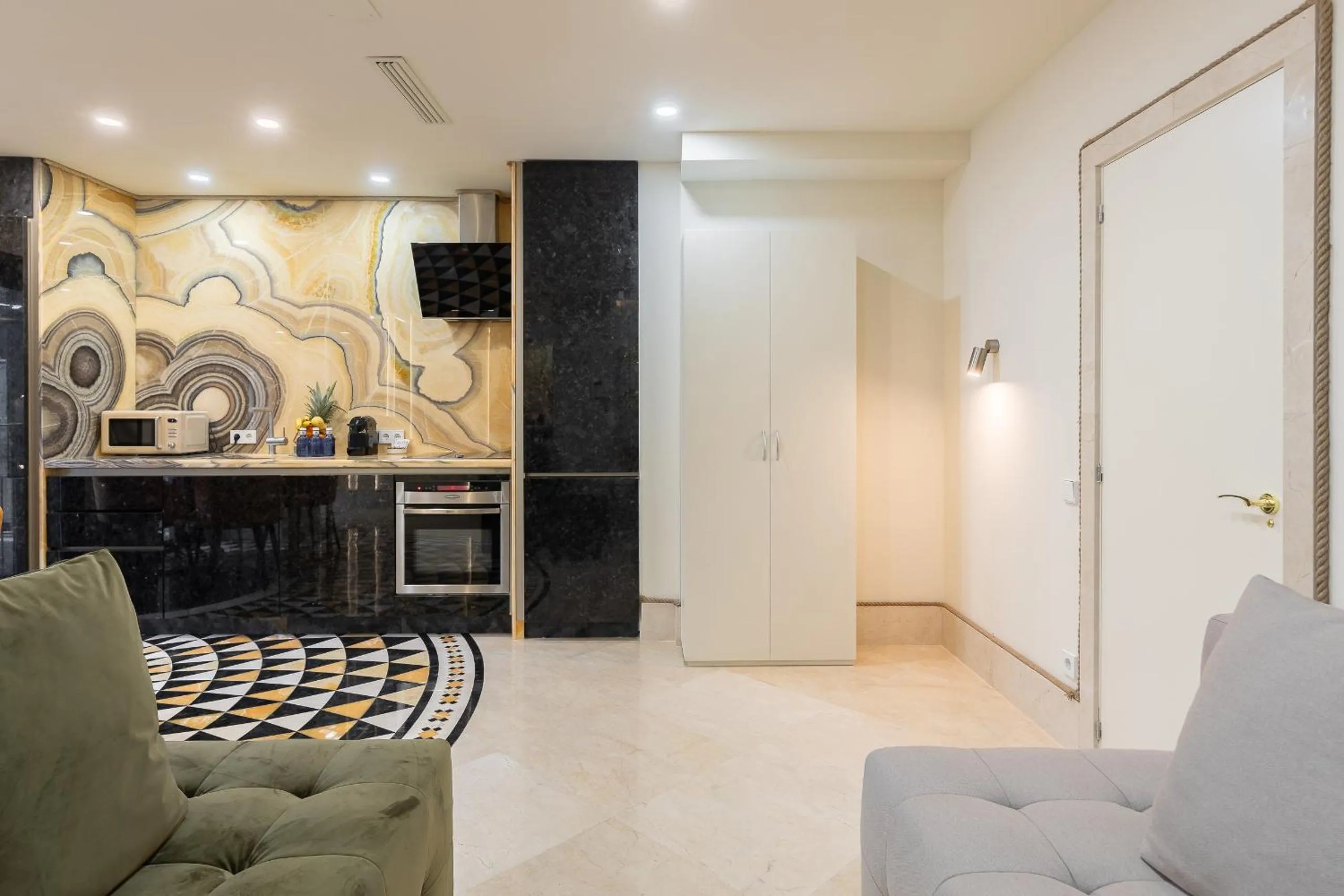 Living room in Cosmo Apartments Rambla Catalunya