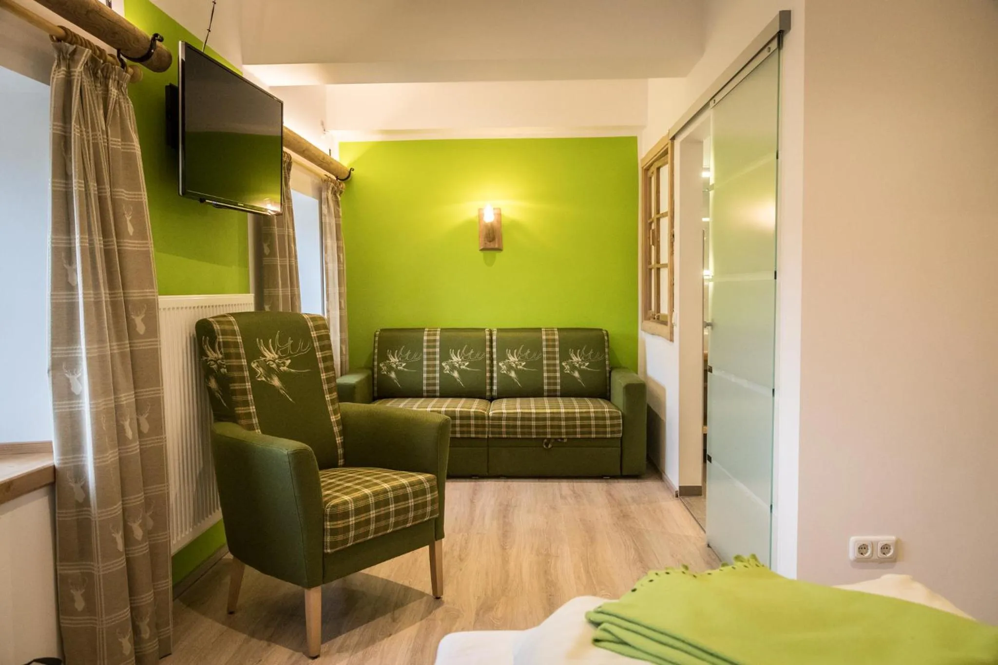 Seating area in Brauerei-Gasthof Eck