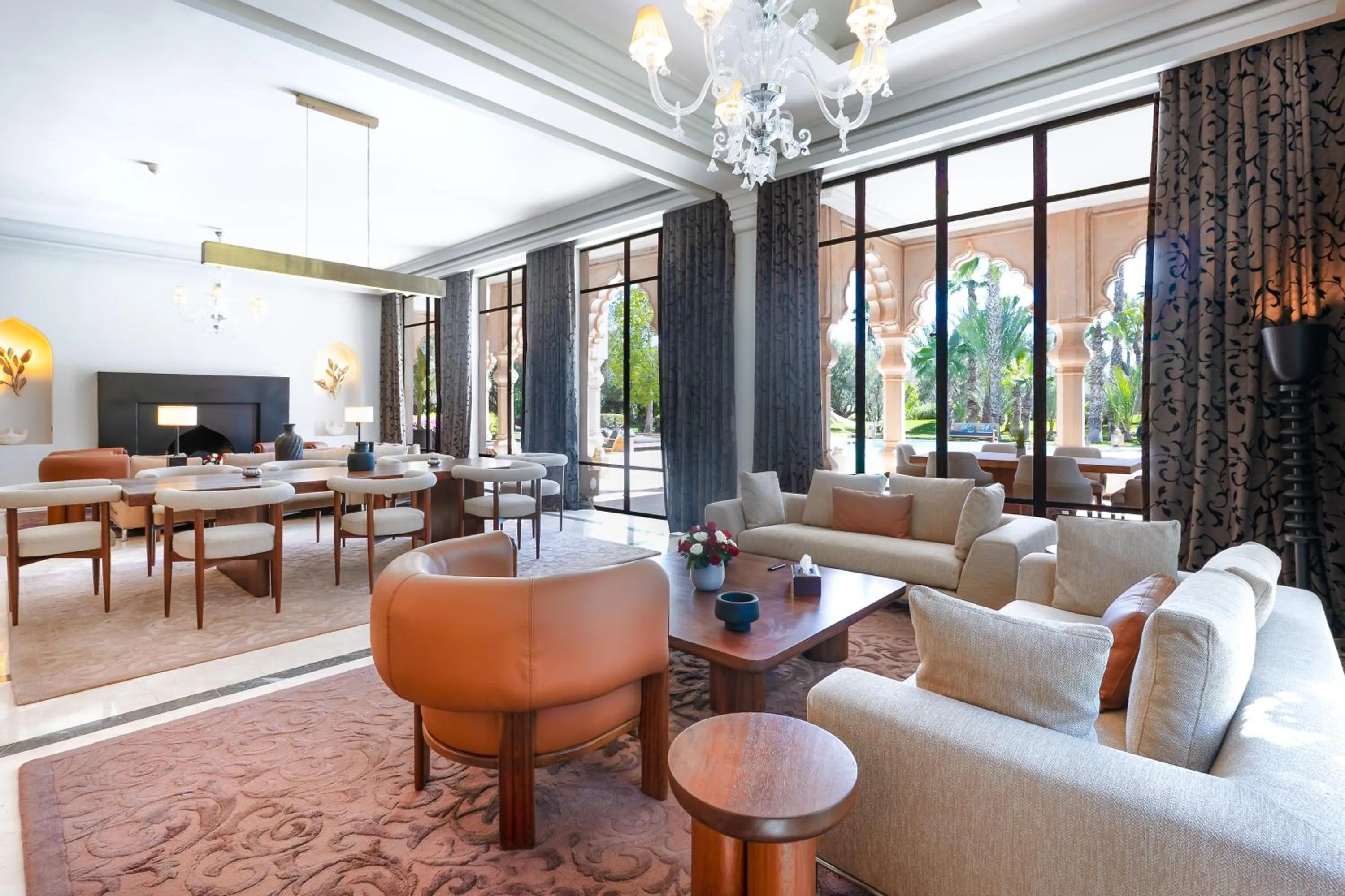 Living room in Palais Namaskar