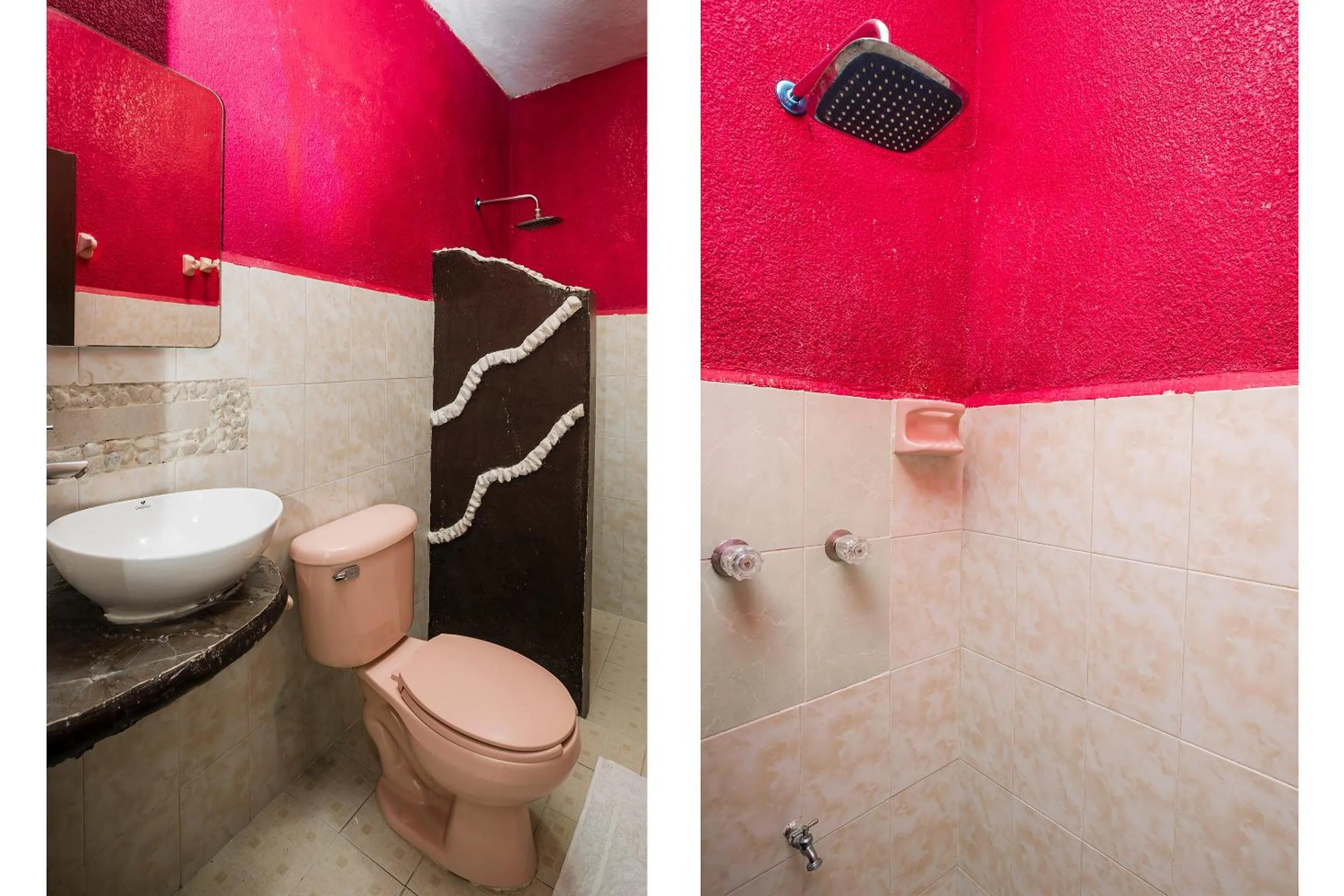 Bathroom in Hotel América