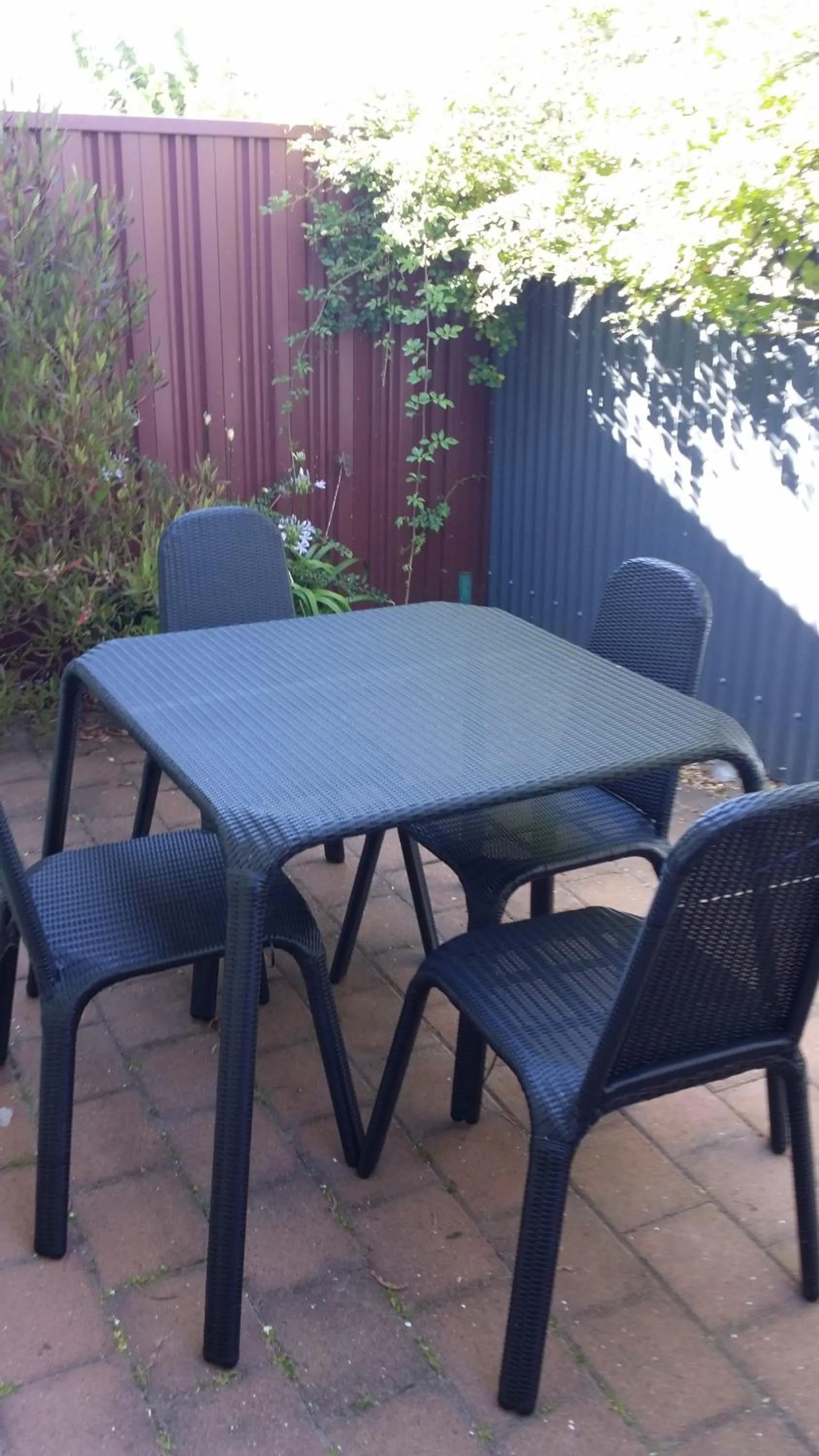 Patio in Bella Tuscany Motor Lodge