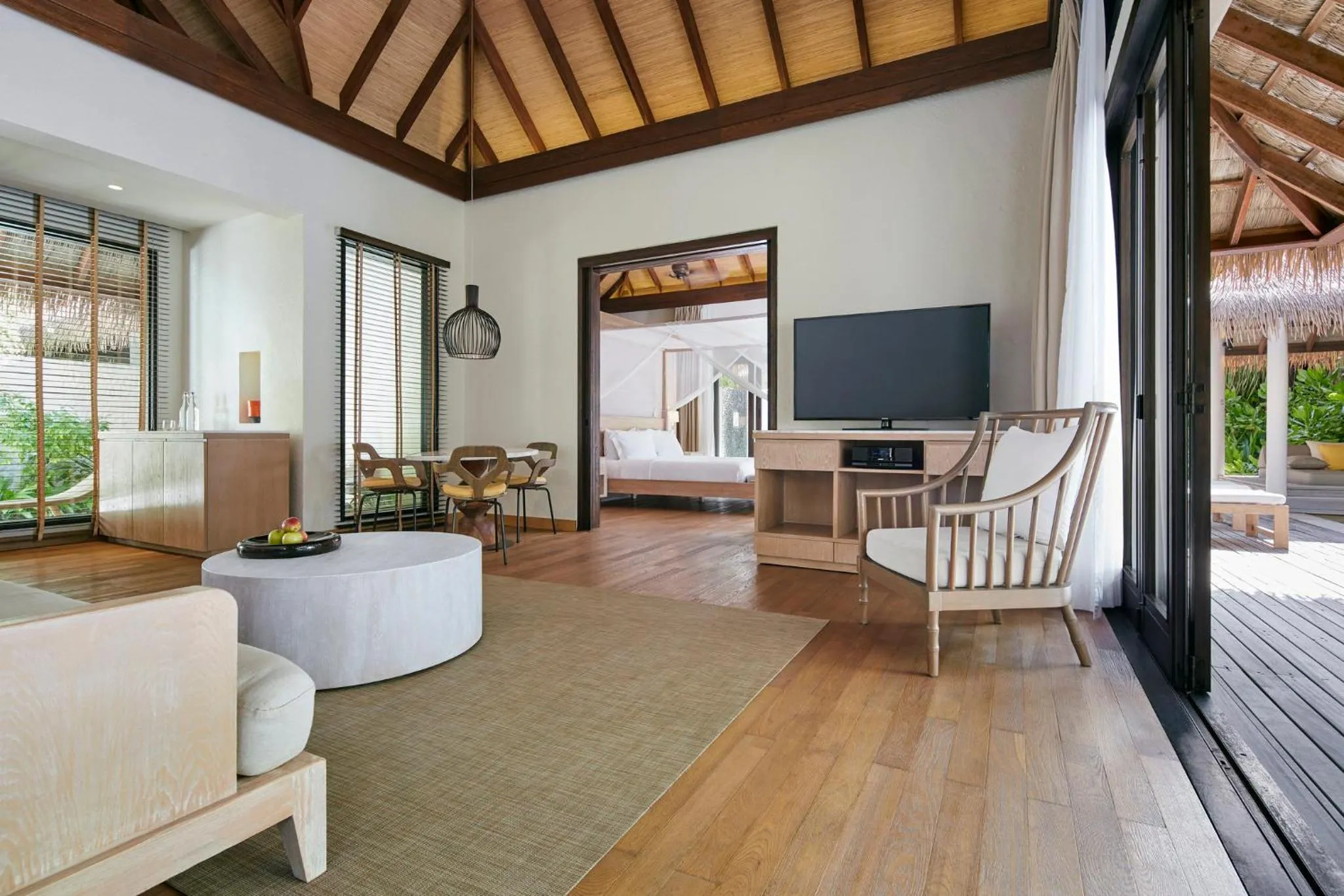Living room in COMO Maalifushi