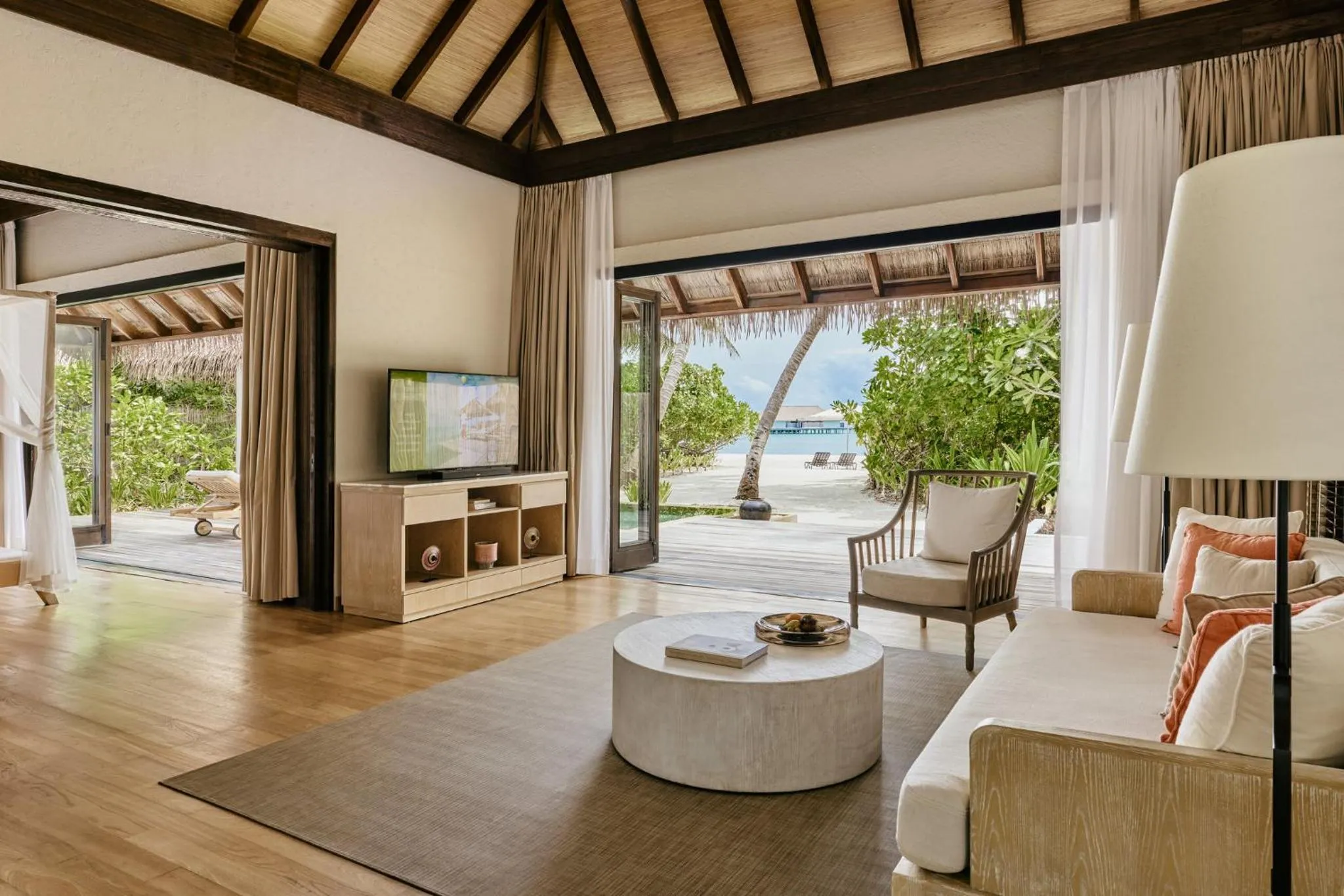 Living room in COMO Maalifushi