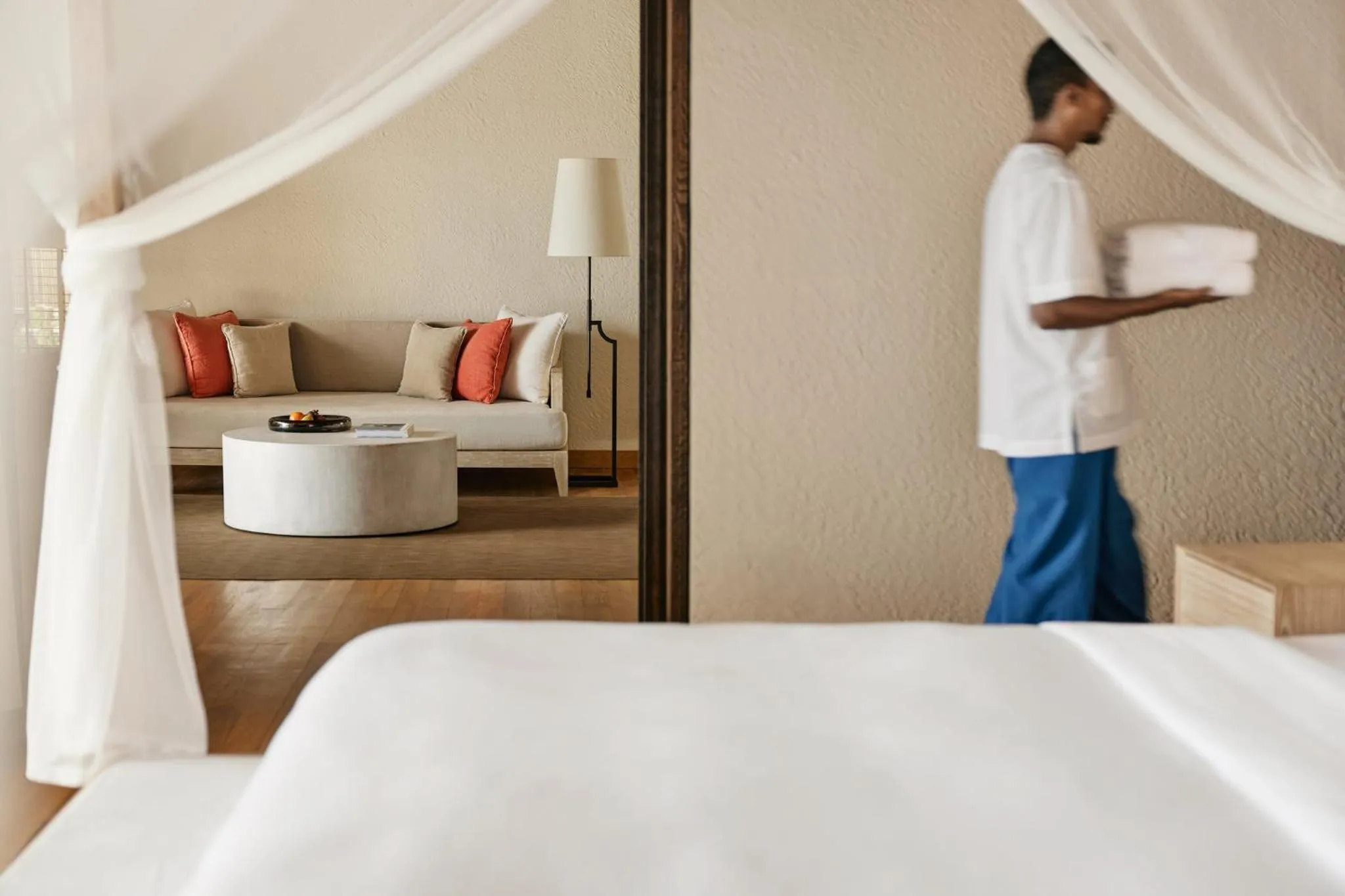 Photo of the whole room, Bed in COMO Maalifushi