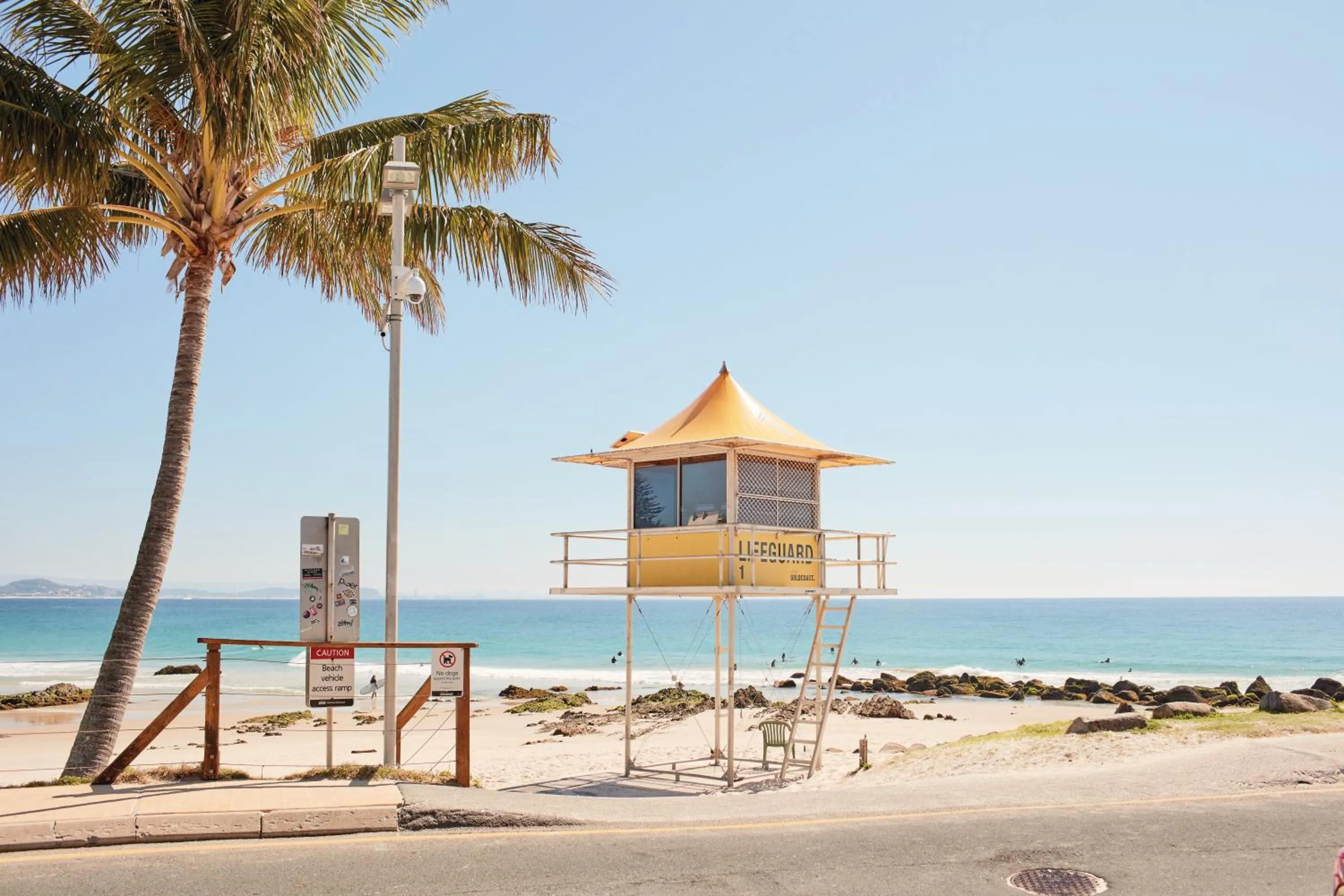 Beach in X Kirra Apartments