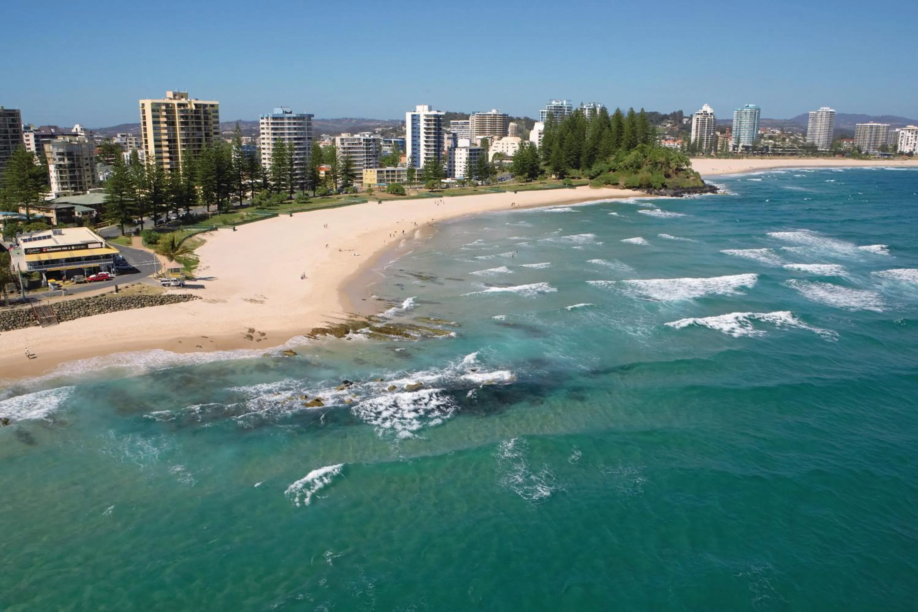 Beach in X Kirra Apartments