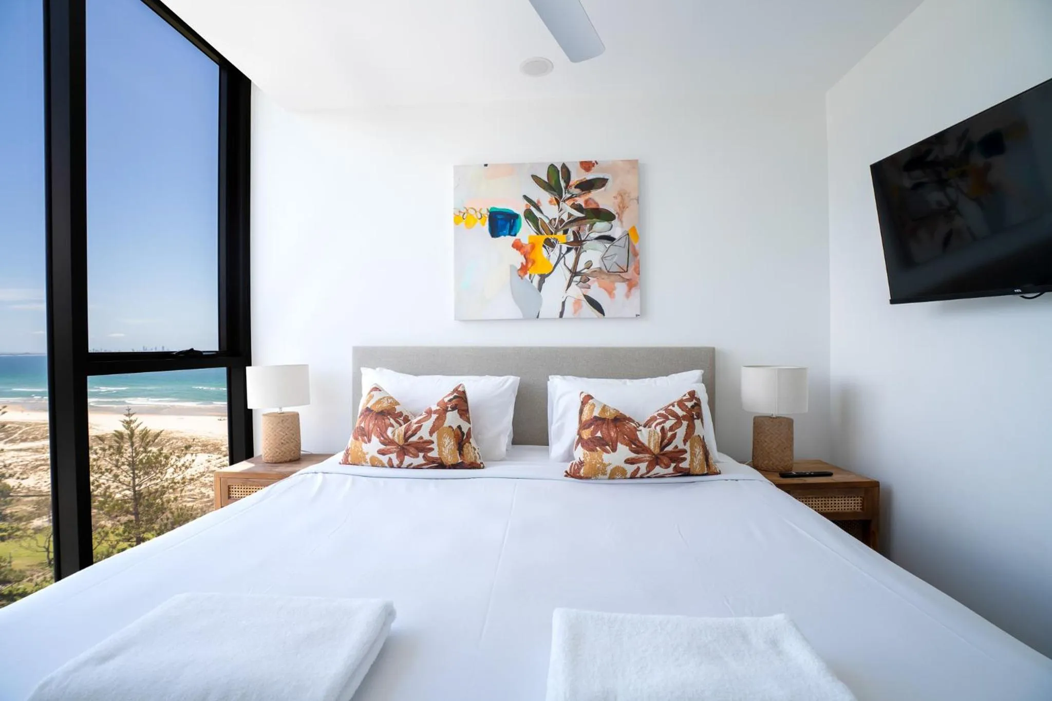 Bed in X Kirra Apartments