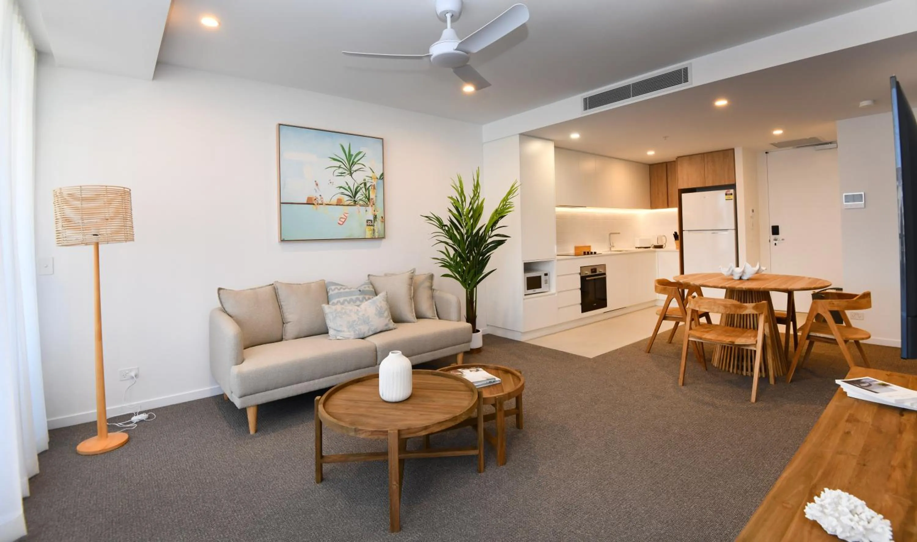 Living room in X Kirra Apartments