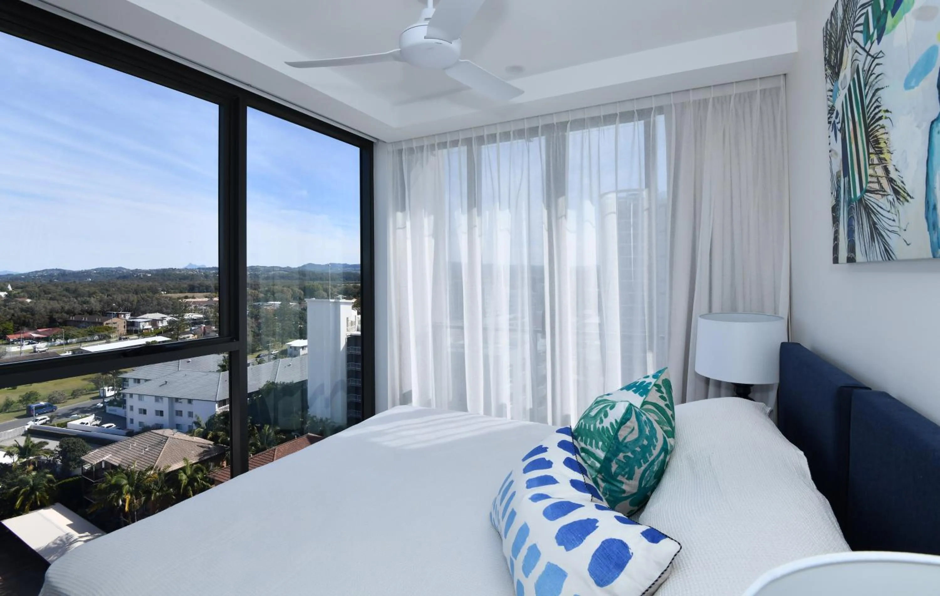 Bed in X Kirra Apartments